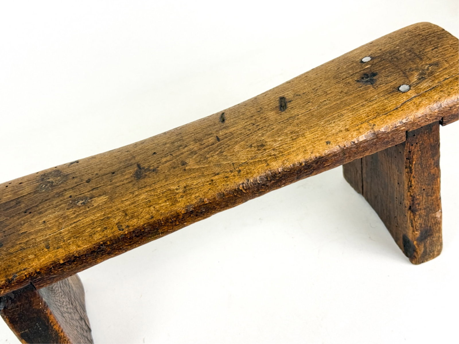 (19th c) PRIMITIVE STOOL - 6