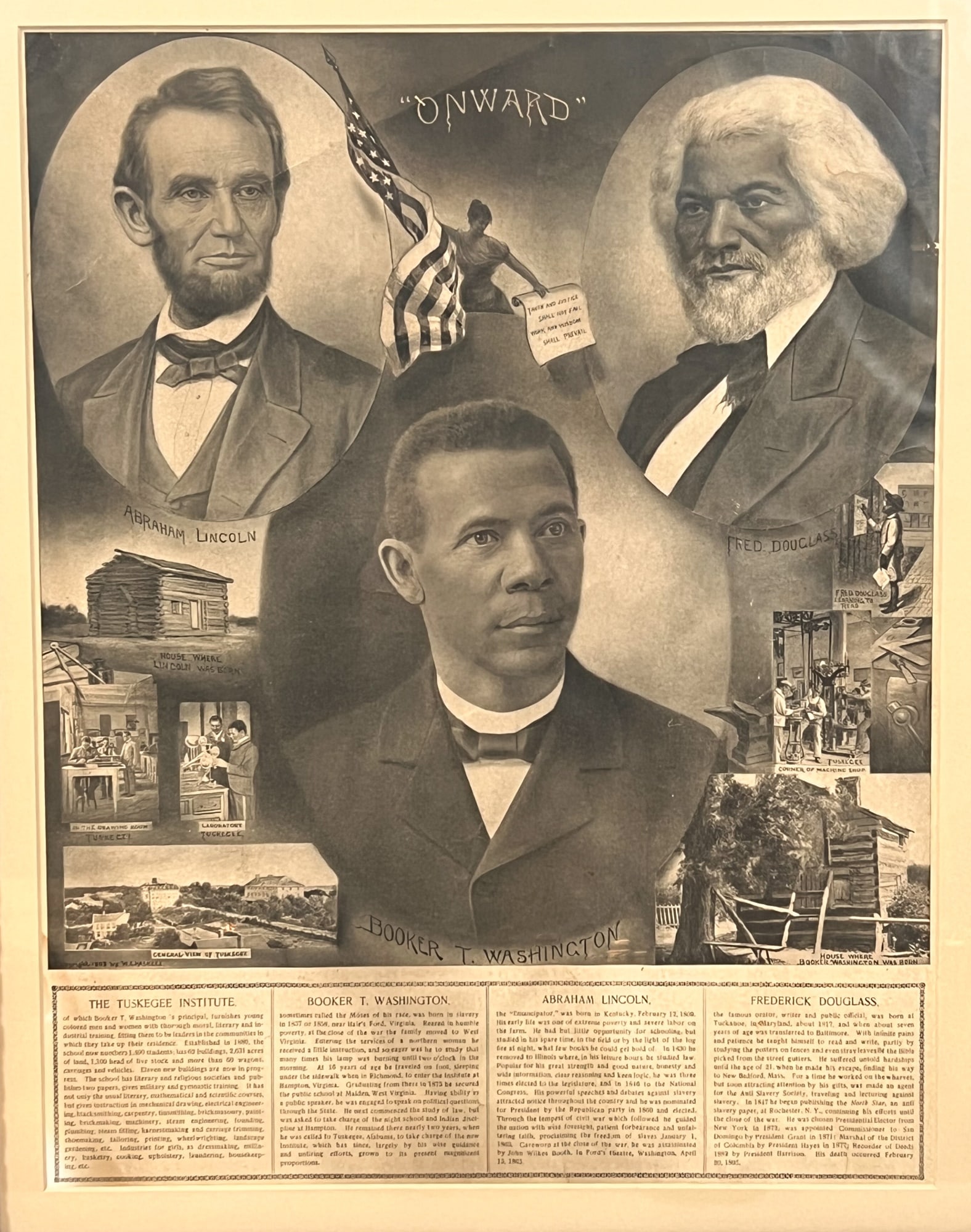 W.L. HASKELL 1903 "ONWARD" POSTER - 4