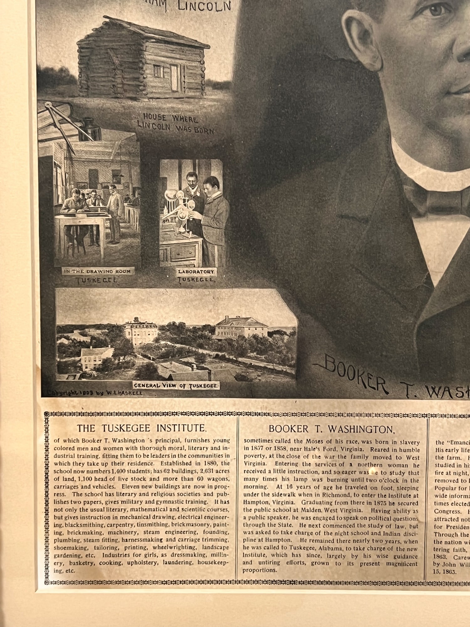 W.L. HASKELL 1903 "ONWARD" POSTER - 6