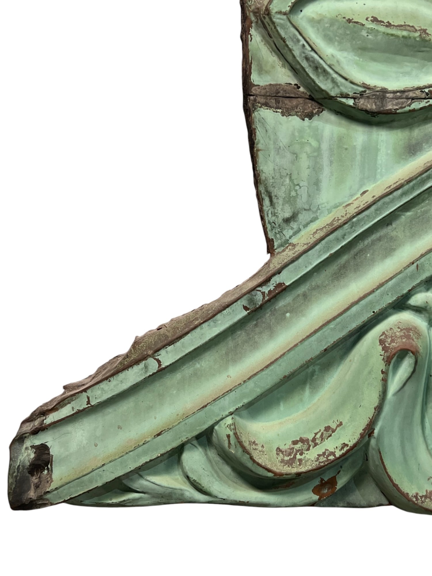 LARGE COPPER ARCHITECTURAL FRAGMENT - 2