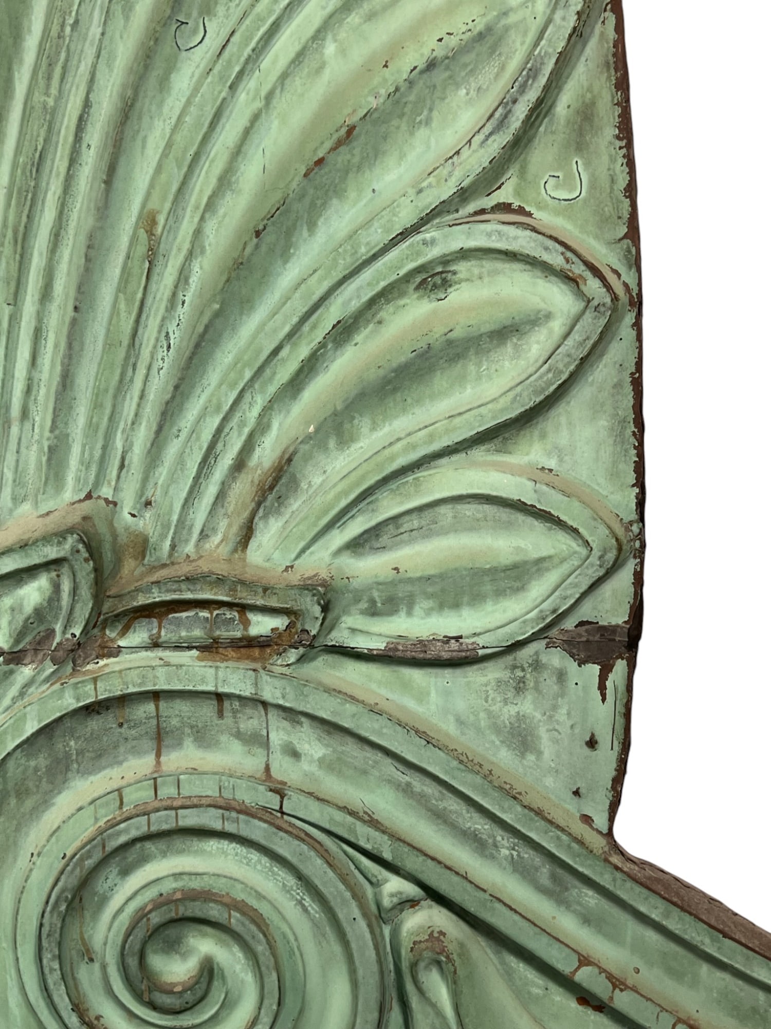 LARGE COPPER ARCHITECTURAL FRAGMENT - 8