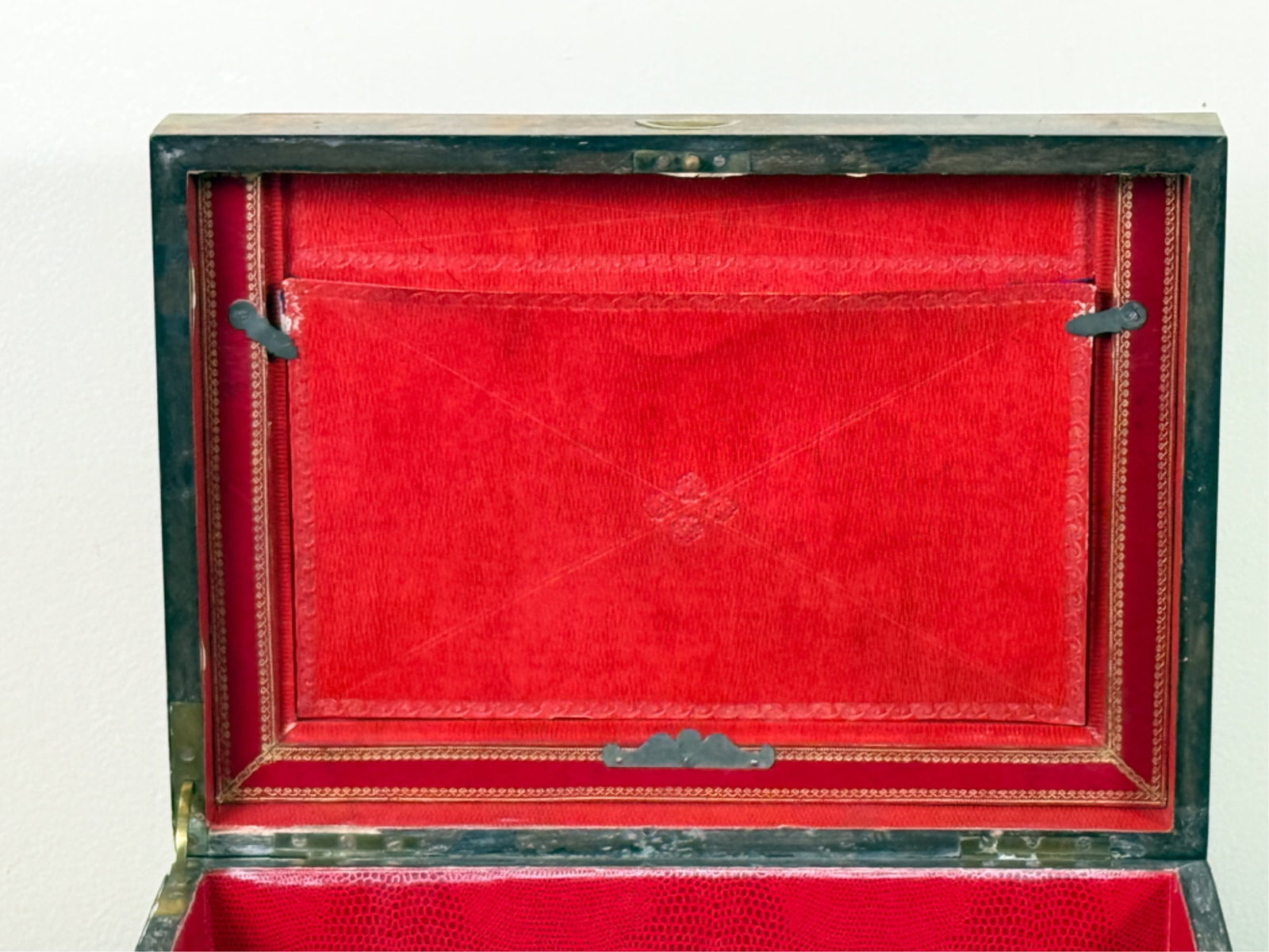 (19thc) BURLWOOD DOCUMENT BOX - 6