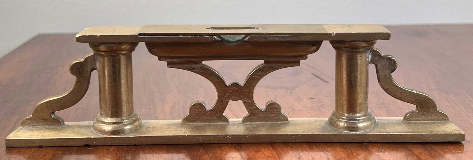 EXCEPTIONAL E.A. HOWE BRASS DOUBLE LEVEL - 2