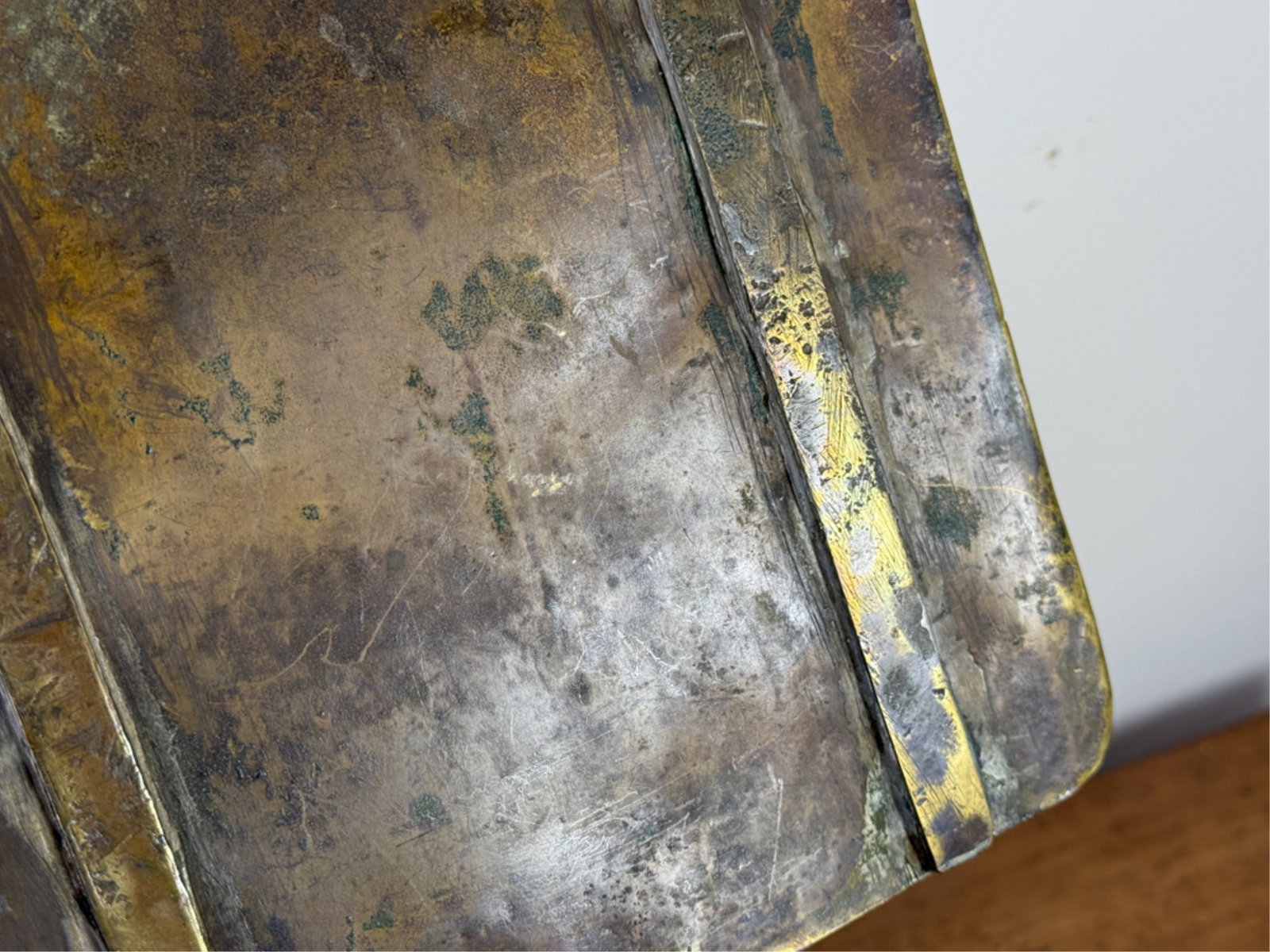 VICTORIAN BRASS WALL POCKET - 7