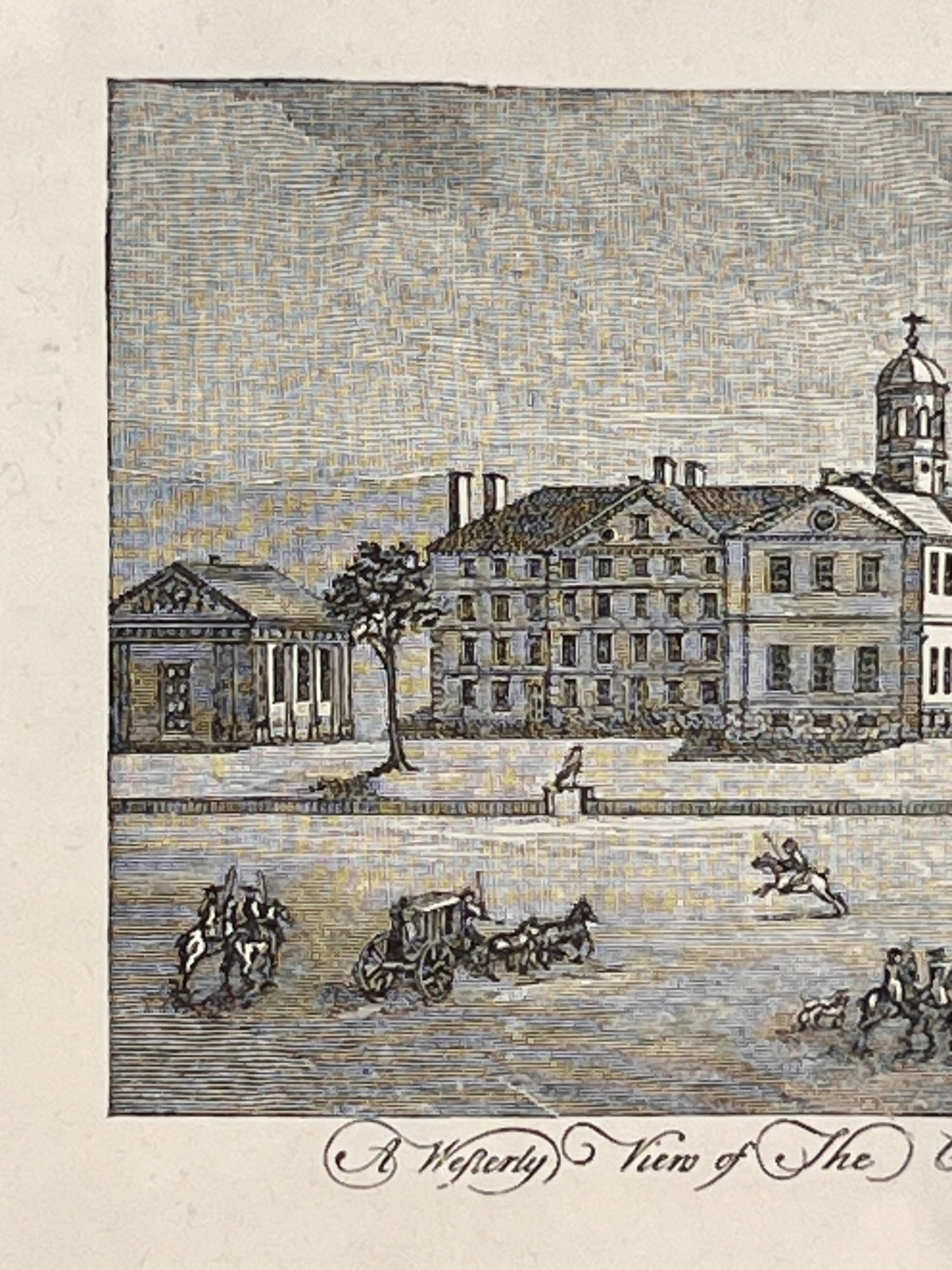 (19th c) HARVARD ENGRAVING - 3