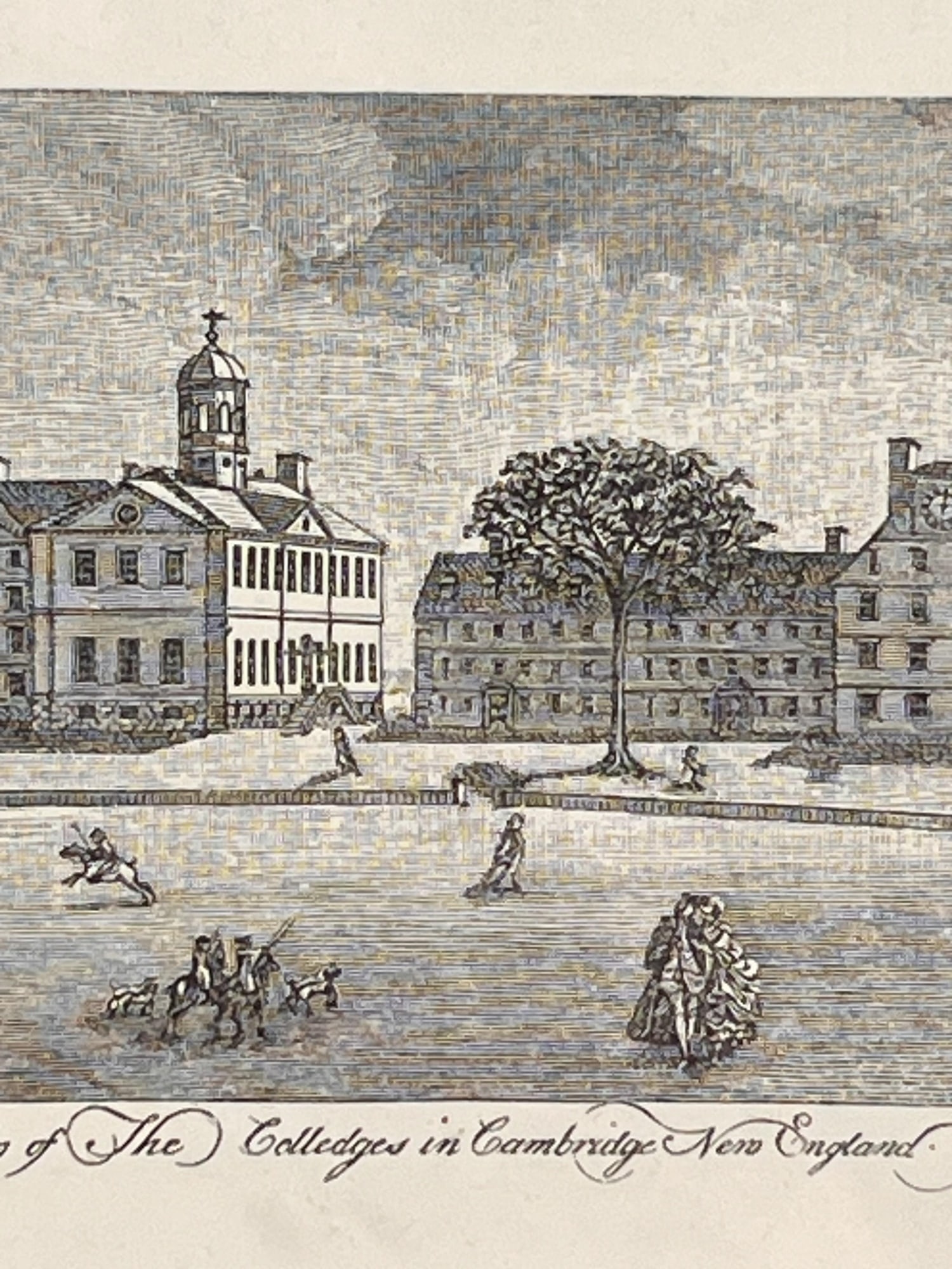 (19th c) HARVARD ENGRAVING - 4
