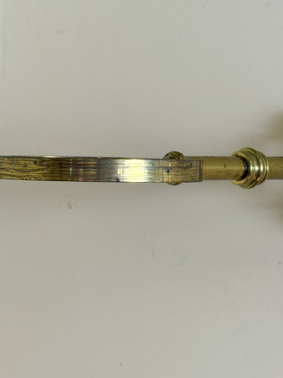 PAIR VICTORIAN BRASS PLANTER BRACKETS - 7