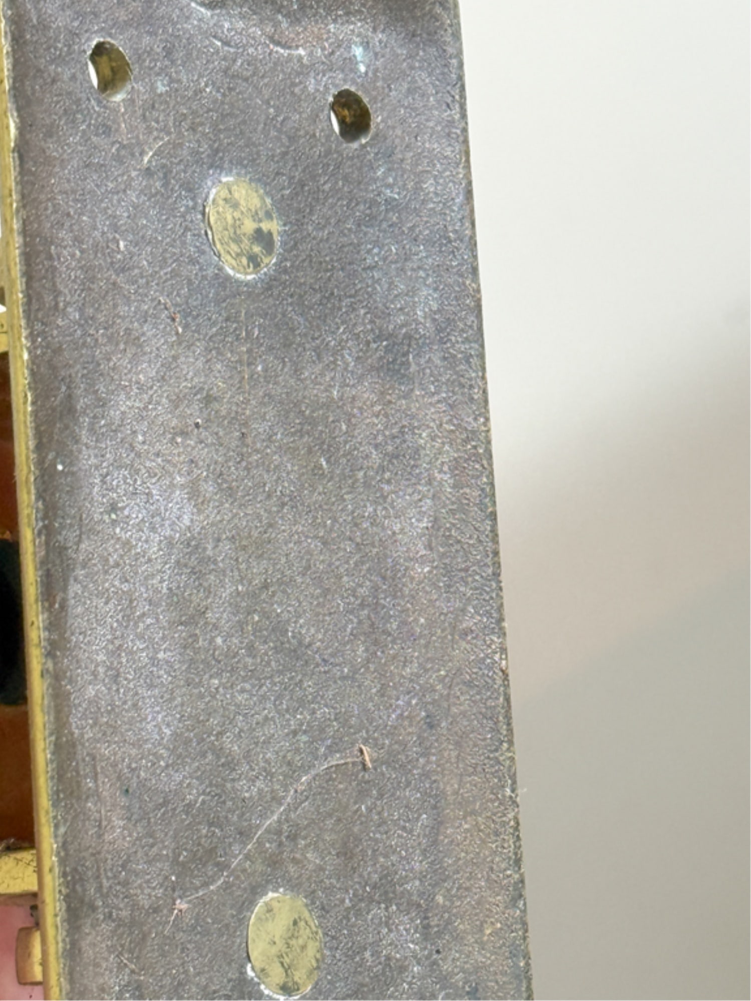 PAIR VICTORIAN BRASS PLANTER BRACKETS - 8