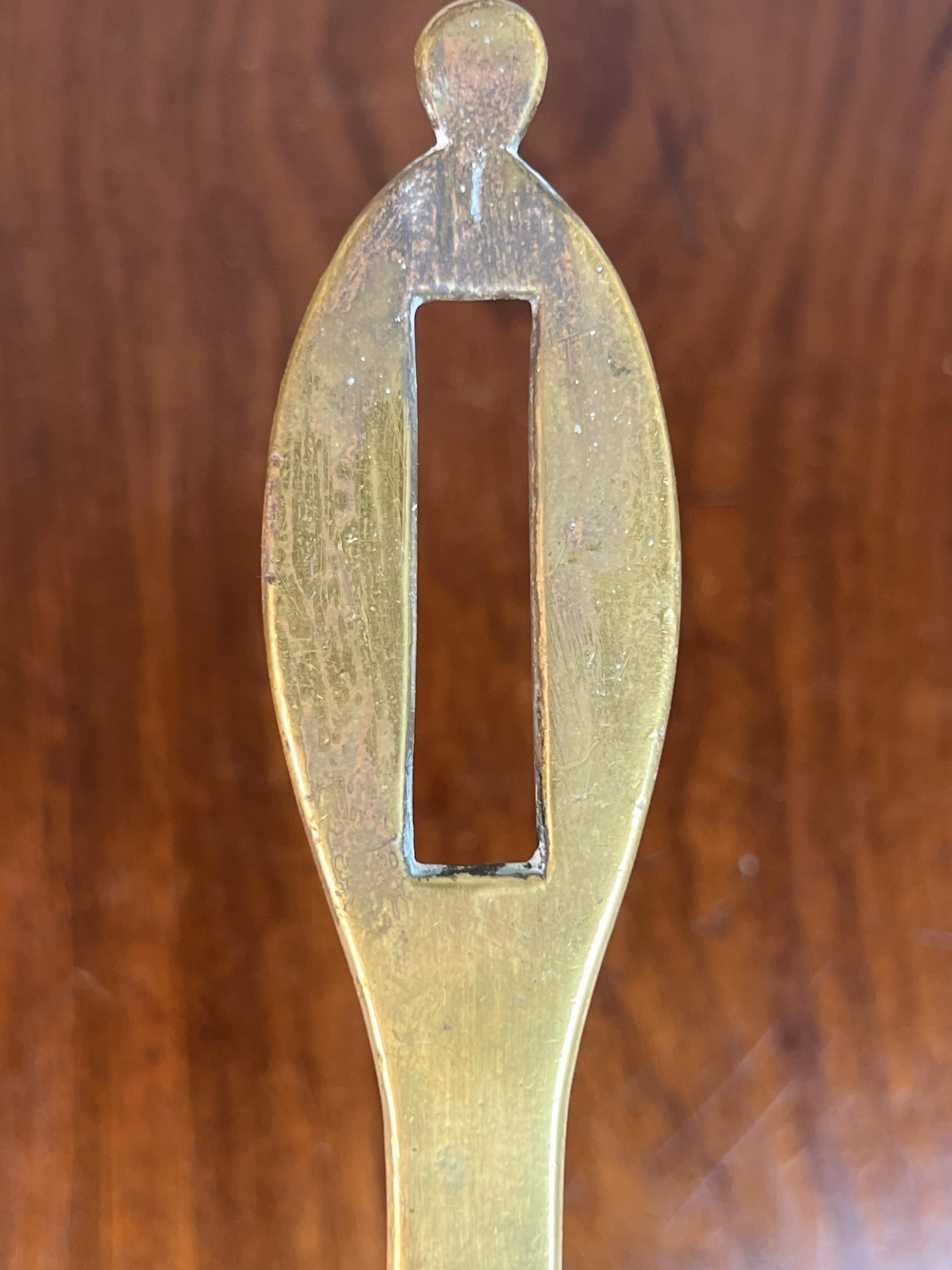 (19th c) BRASS LADLE - 7