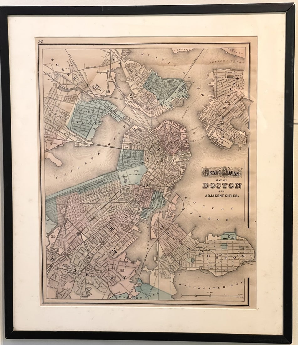 1873 GRAY'S ATLAS MAP OF BOSTON (1 of 10)