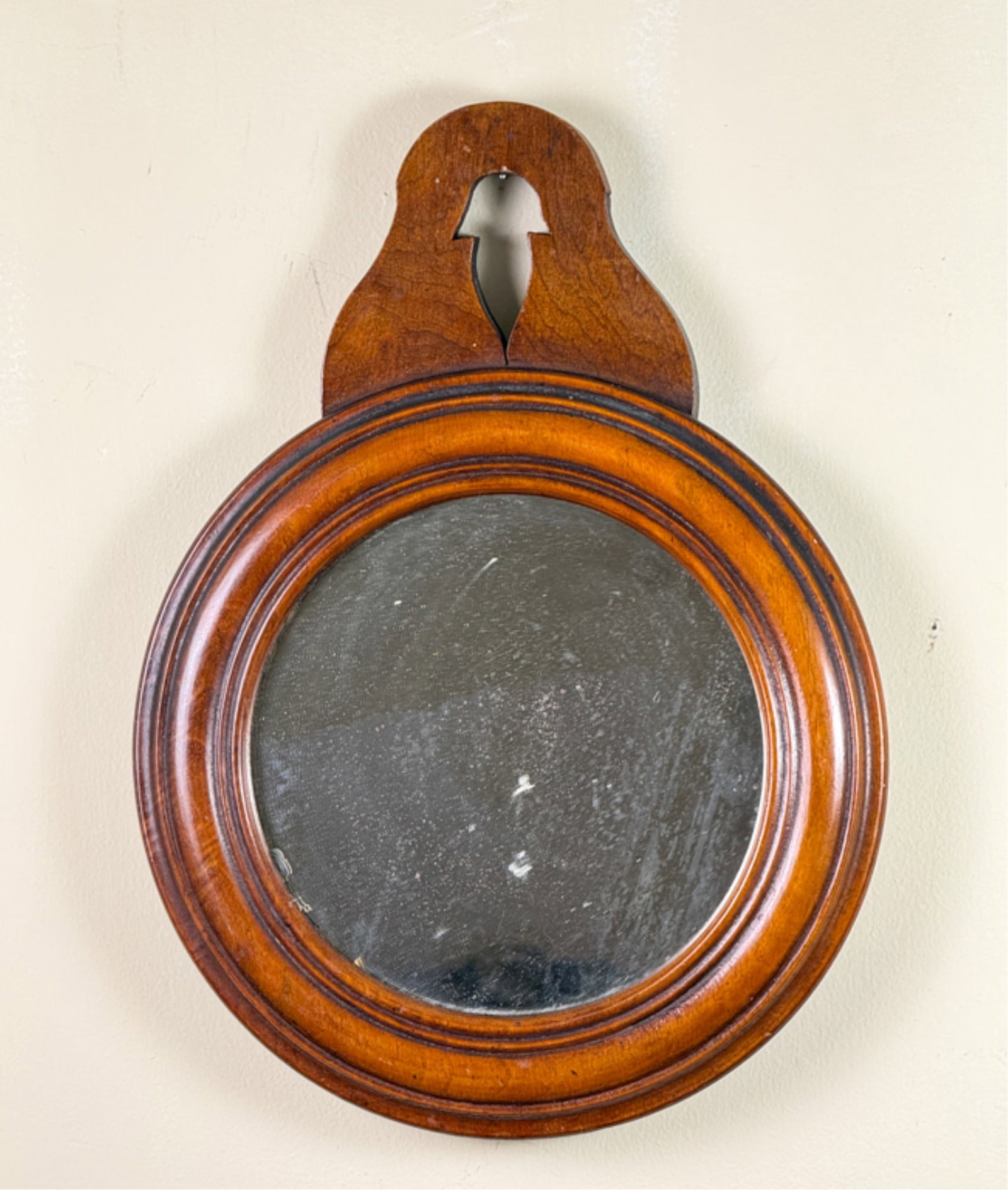 (19thc) MAHOGANY OCCASIONAL MIRROR (1 of 5)
