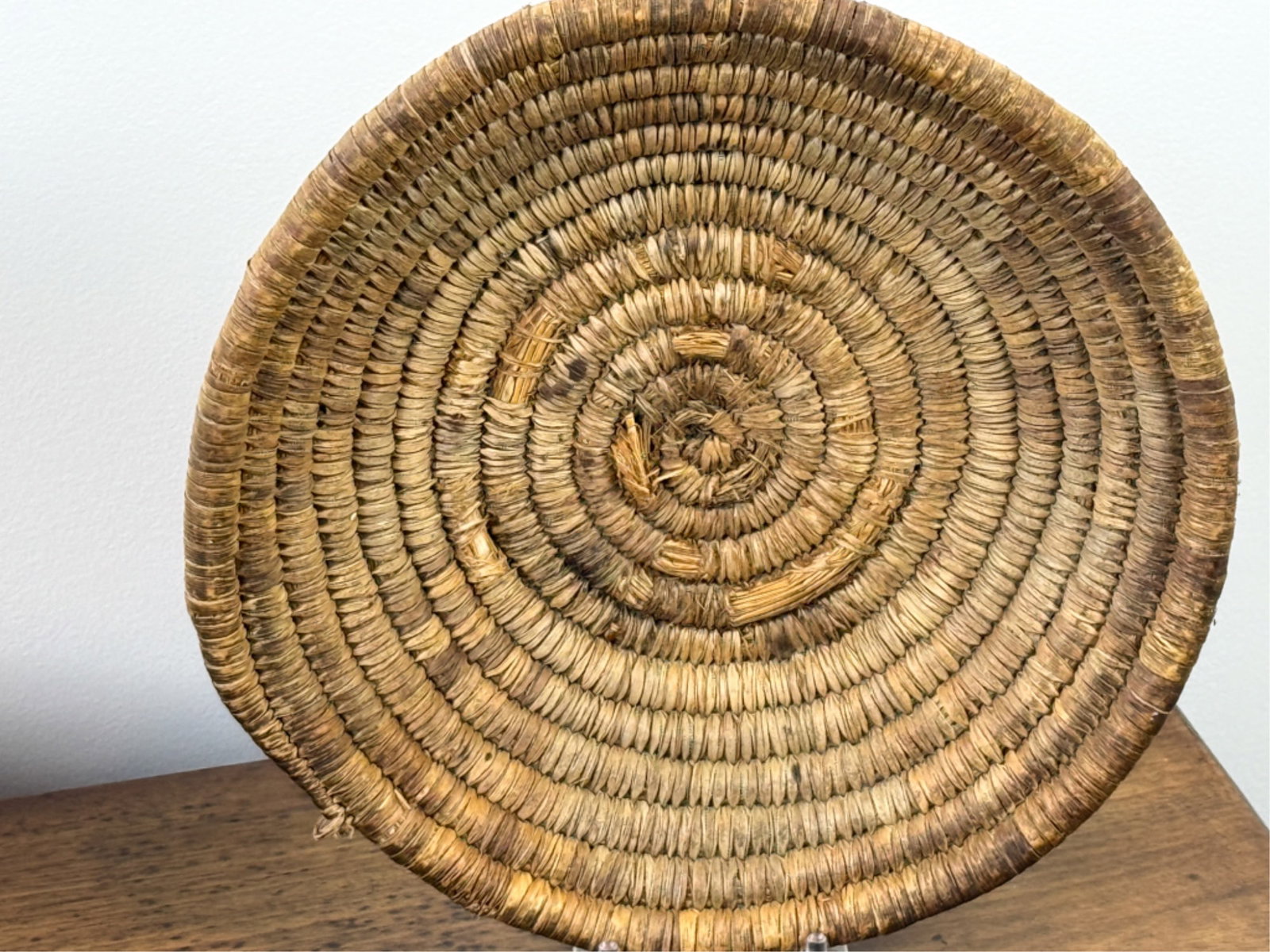 (2) COILED VICTORIAN BASKETS - 6