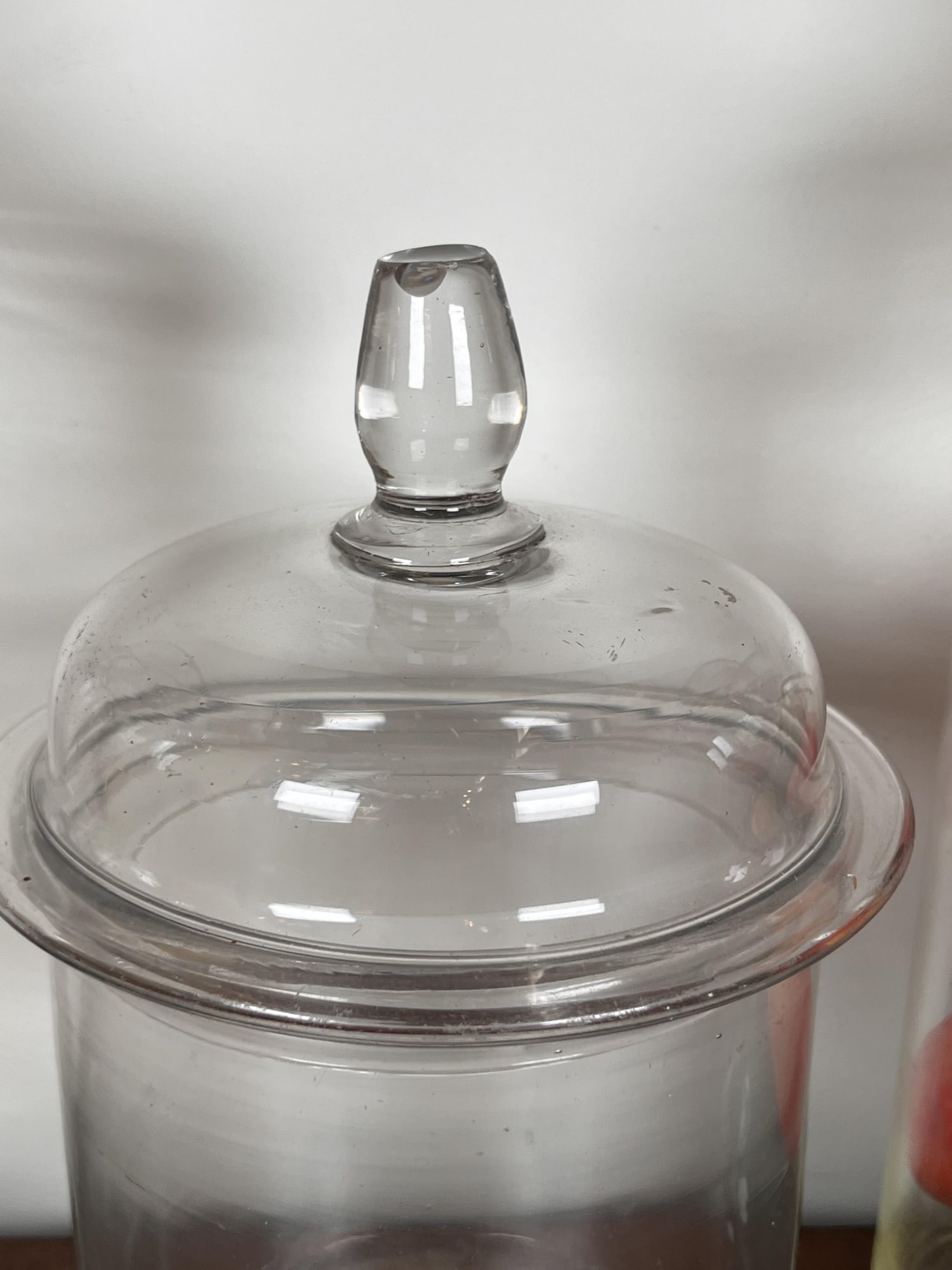(3) (19th c) PHARMACY STORAGE JARS - 6