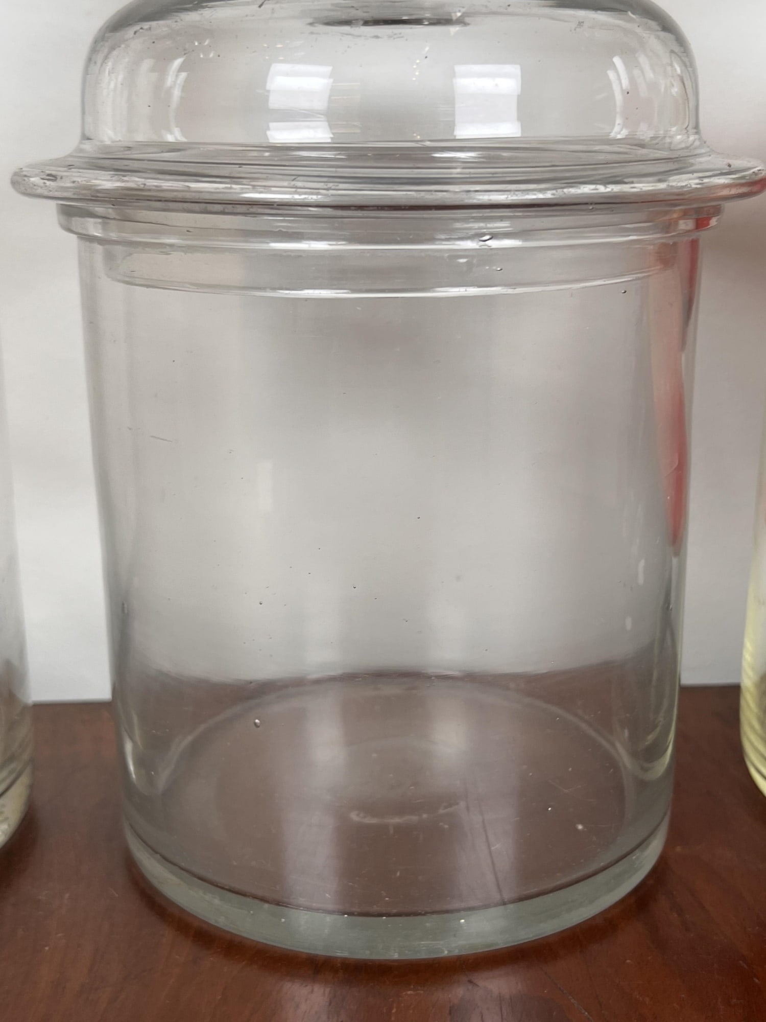 (3) (19th c) PHARMACY STORAGE JARS - 7