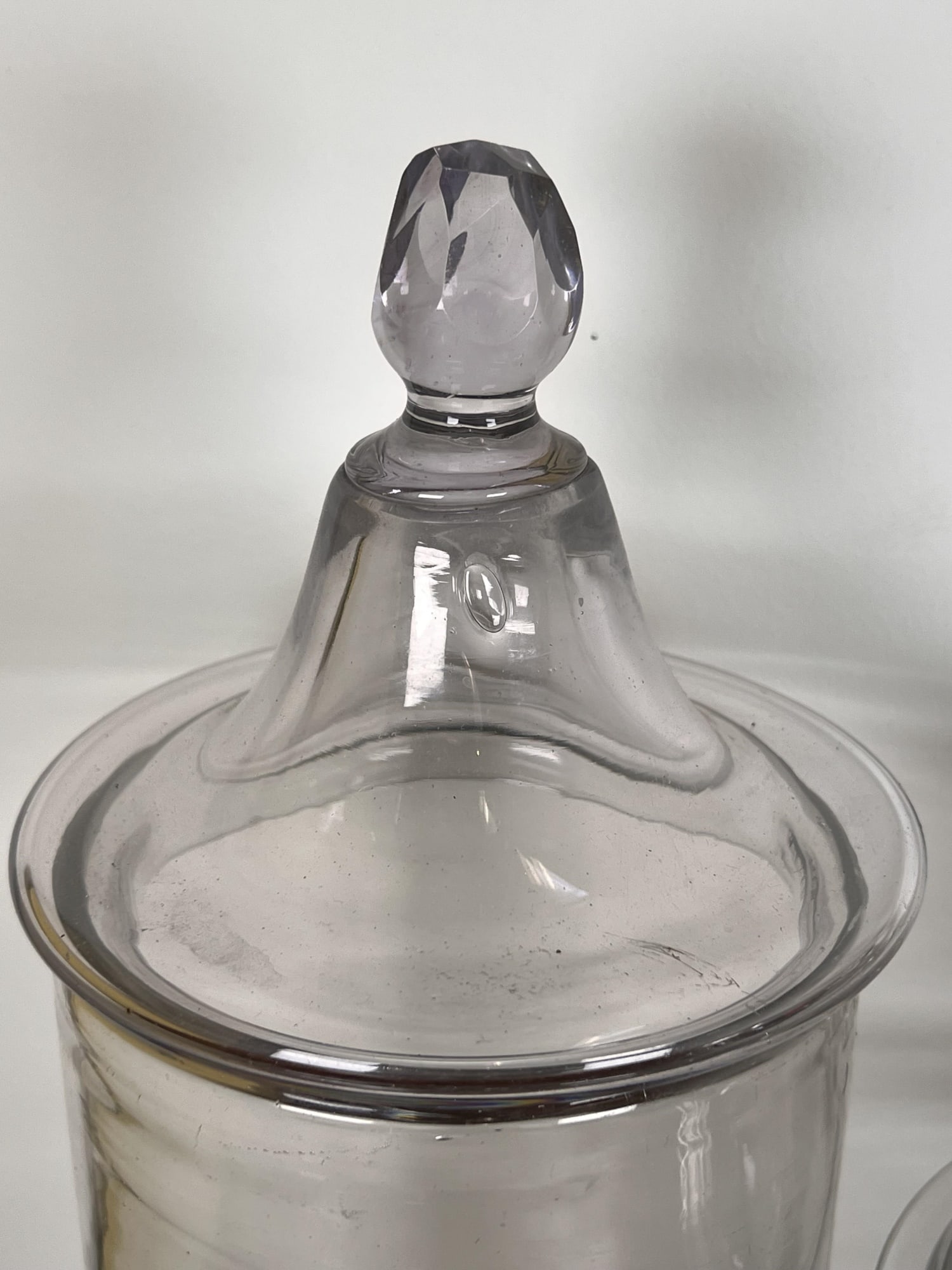 (3) (19th c) PHARMACY STORAGE JARS - 8