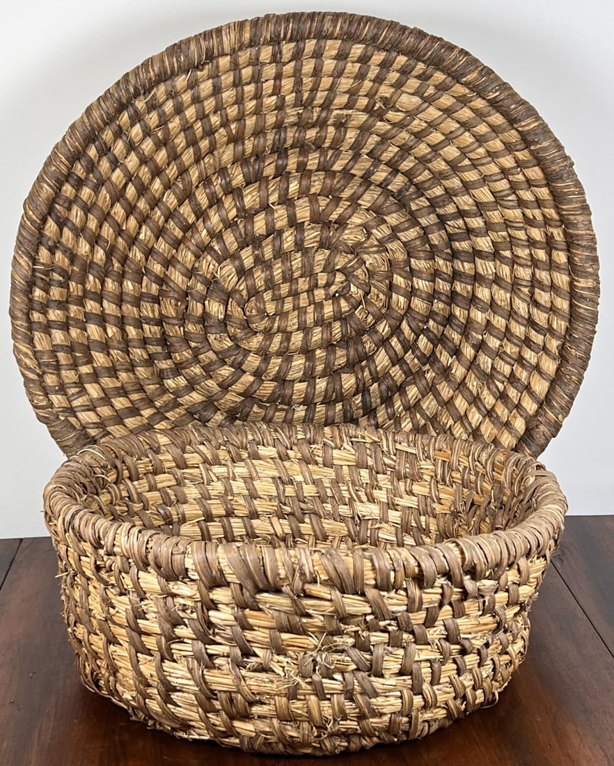 (19thc) FRENCH WOVEN BREAD BASKETS (1 of 8)