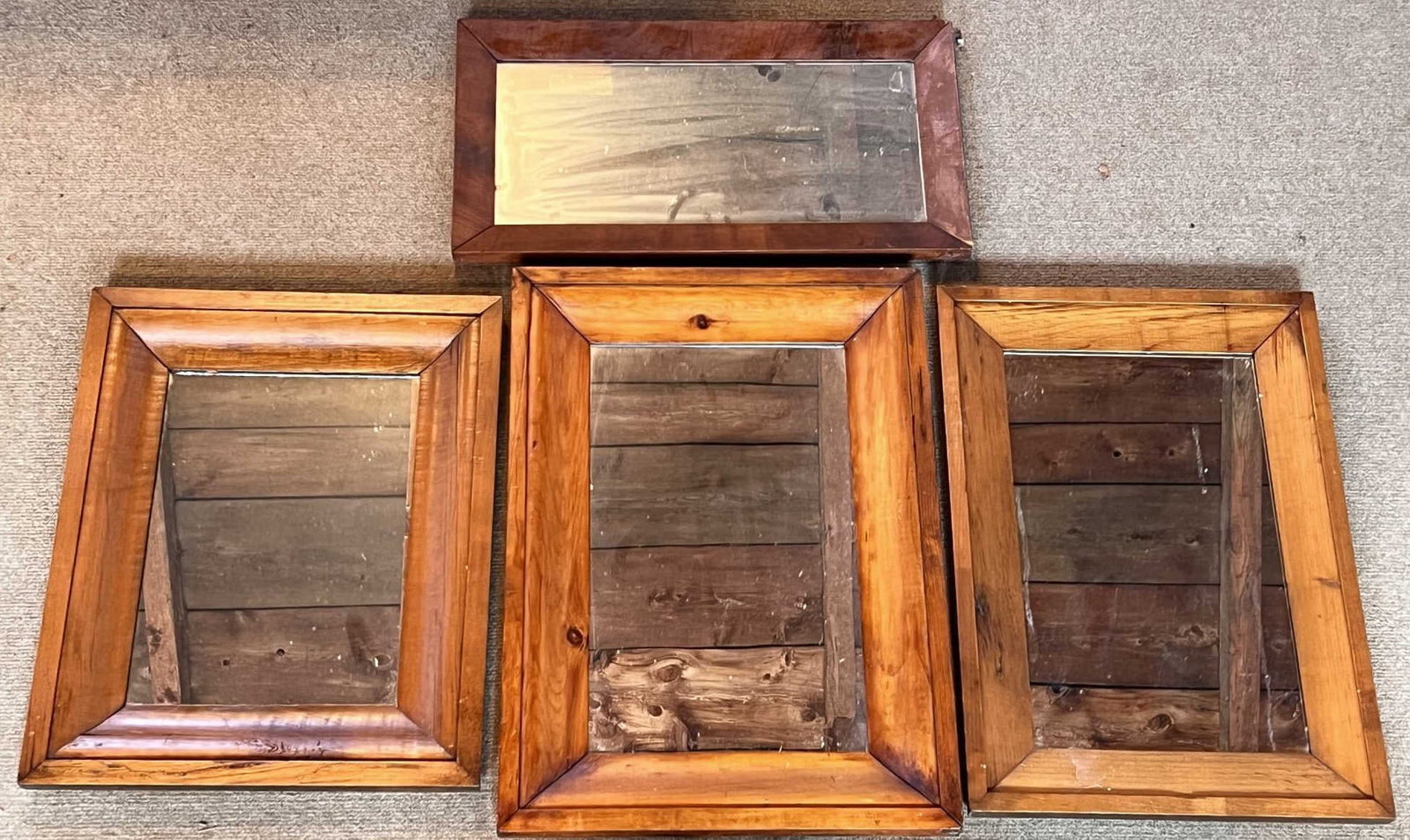 (4) (19th c) AMERICAN MIRRORS (1 of 9)