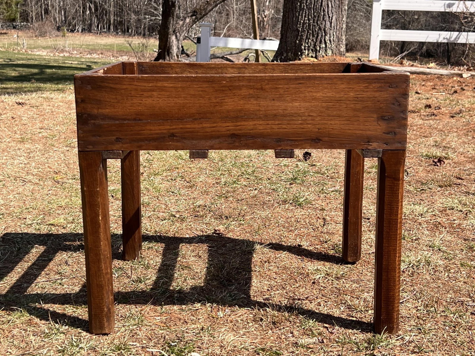 (19th c) FRENCH DRYING RACK CONVERTED INTO TABLE - 2