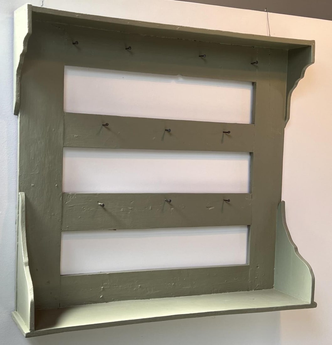 PAINTED HANGING WALL SHELF - 2