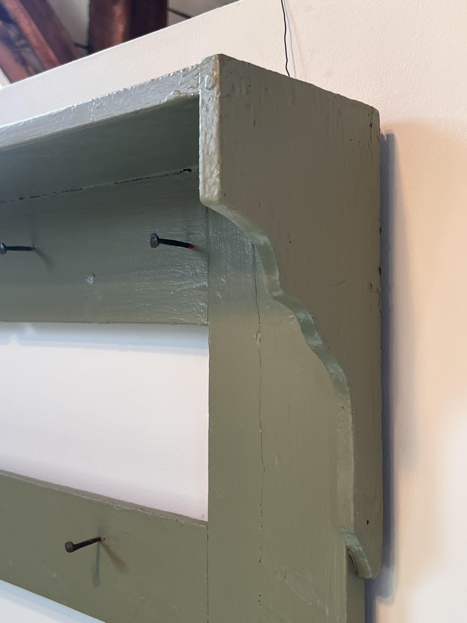 PAINTED HANGING WALL SHELF - 5