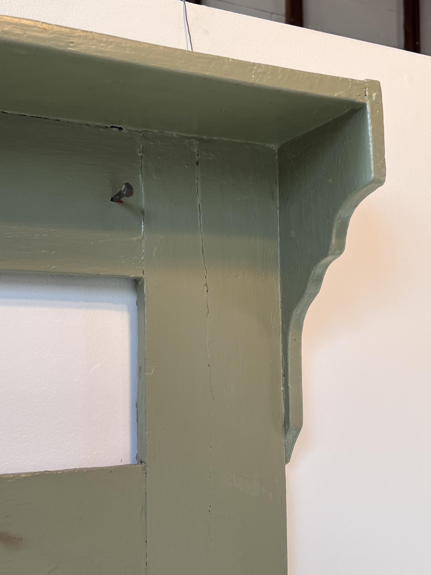 PAINTED HANGING WALL SHELF - 6