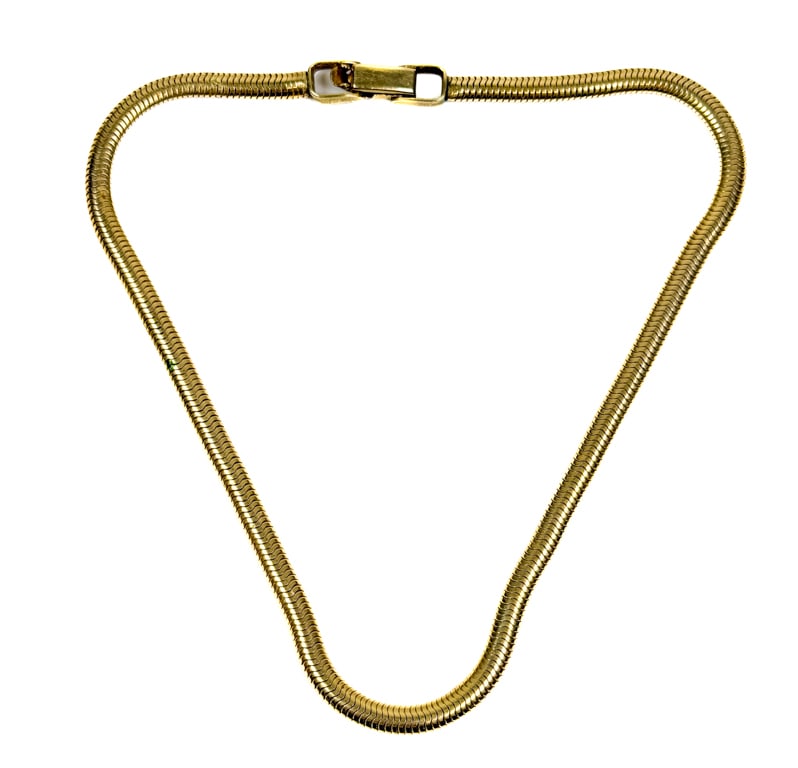 14K GOLD SNAKE CHAIN NECKLACE (1 of 7)