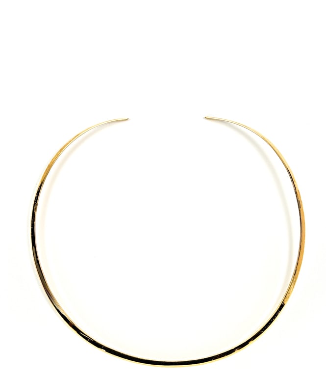 18K GOLD COLLAR NECKLACE: 5 3/4 X 5 3/4 inches. 19.61 grams.