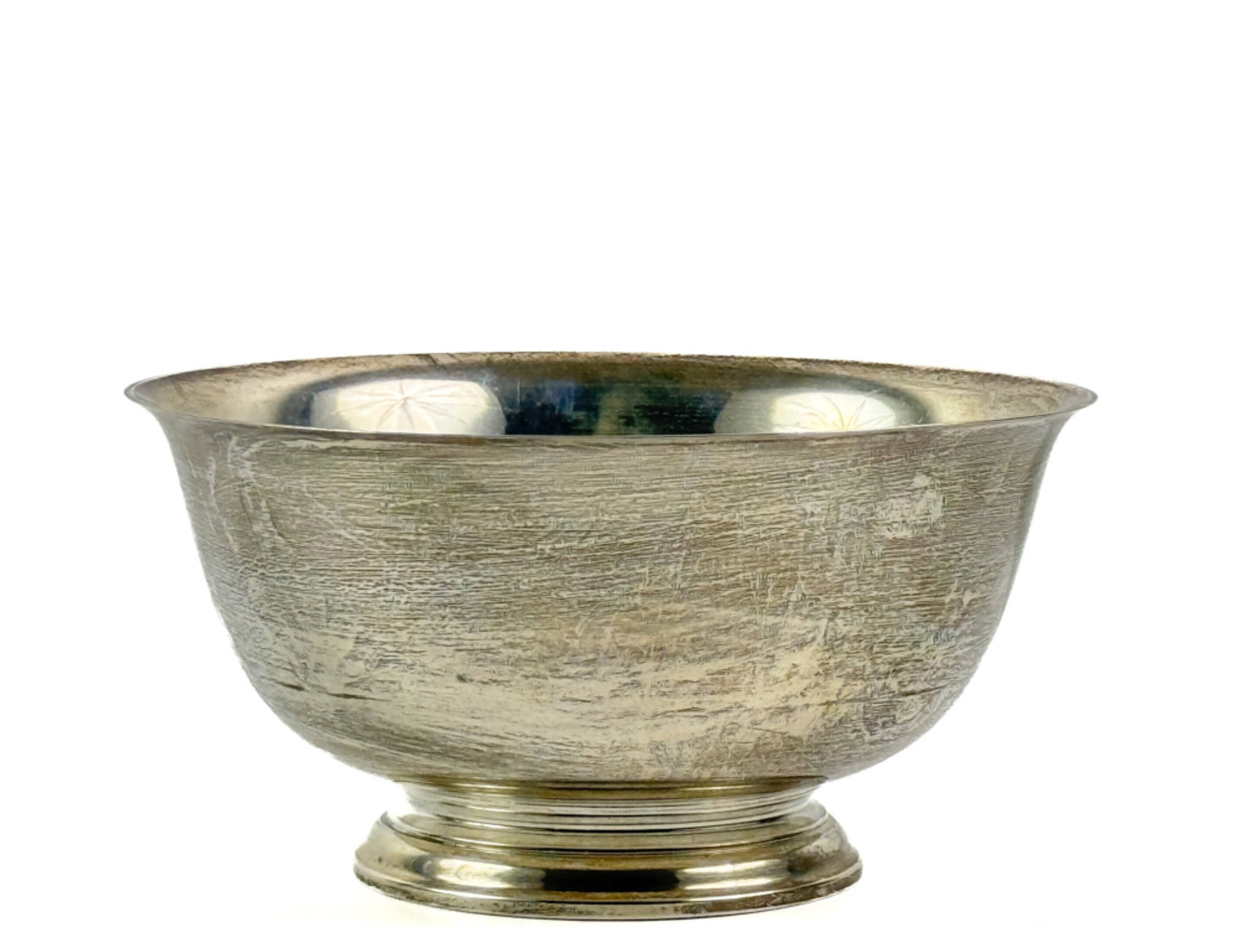 GORHAM STERLING SILVER "PAUL REVERE" BOWL: 4 1/2 x 9 inches. 24.98 ozt.