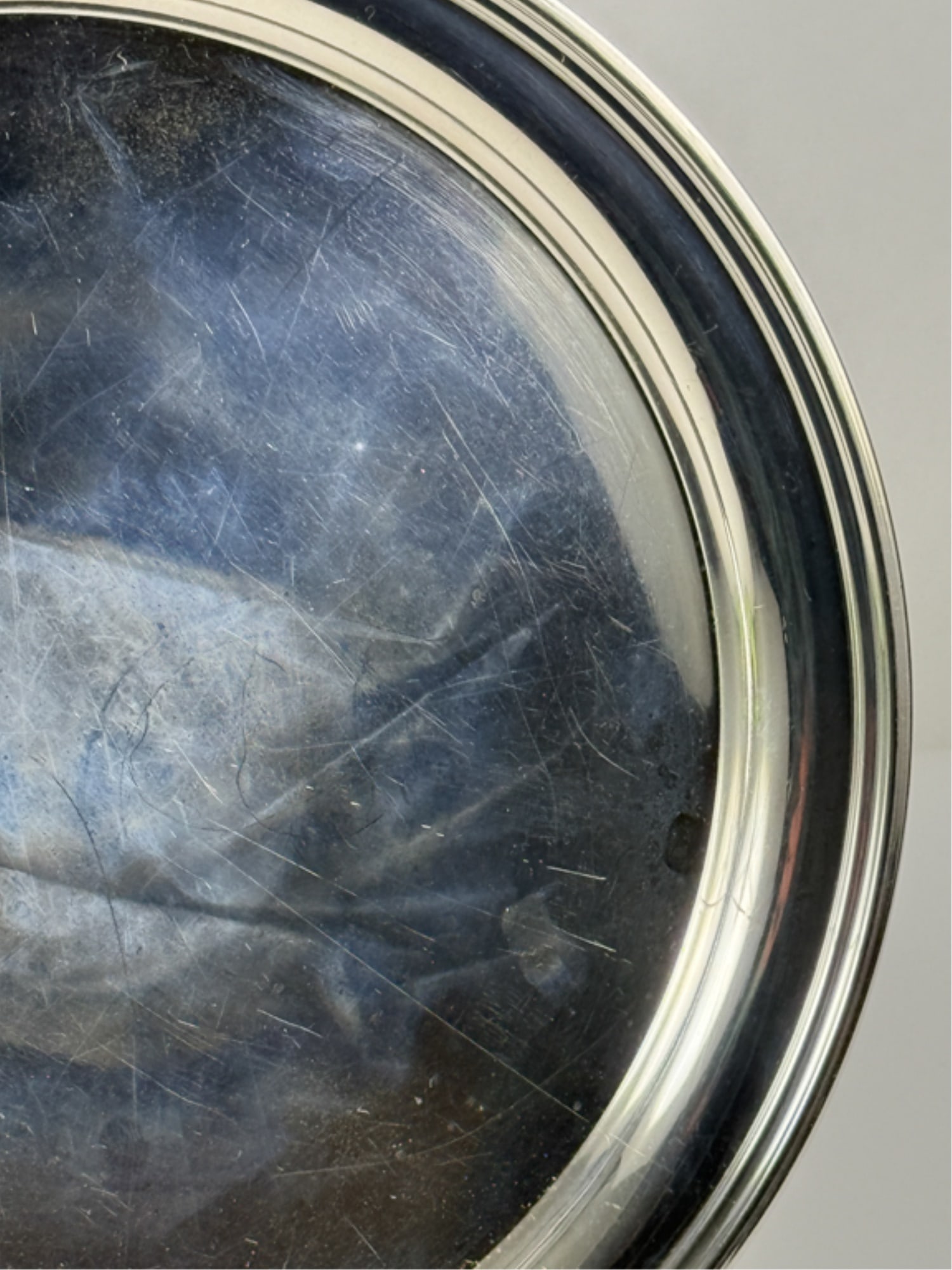 PREISNER STERLING SILVER SERVING DISH - 2
