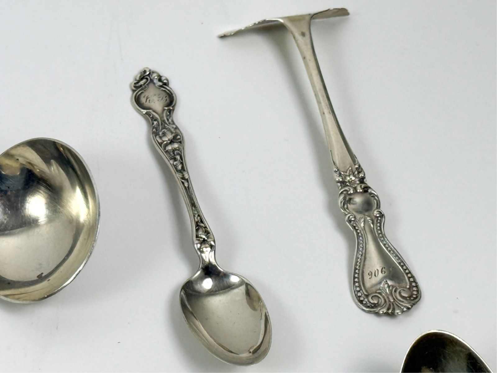 GENEROUS GROUPING STERLING SILVER FLATWARE - 10