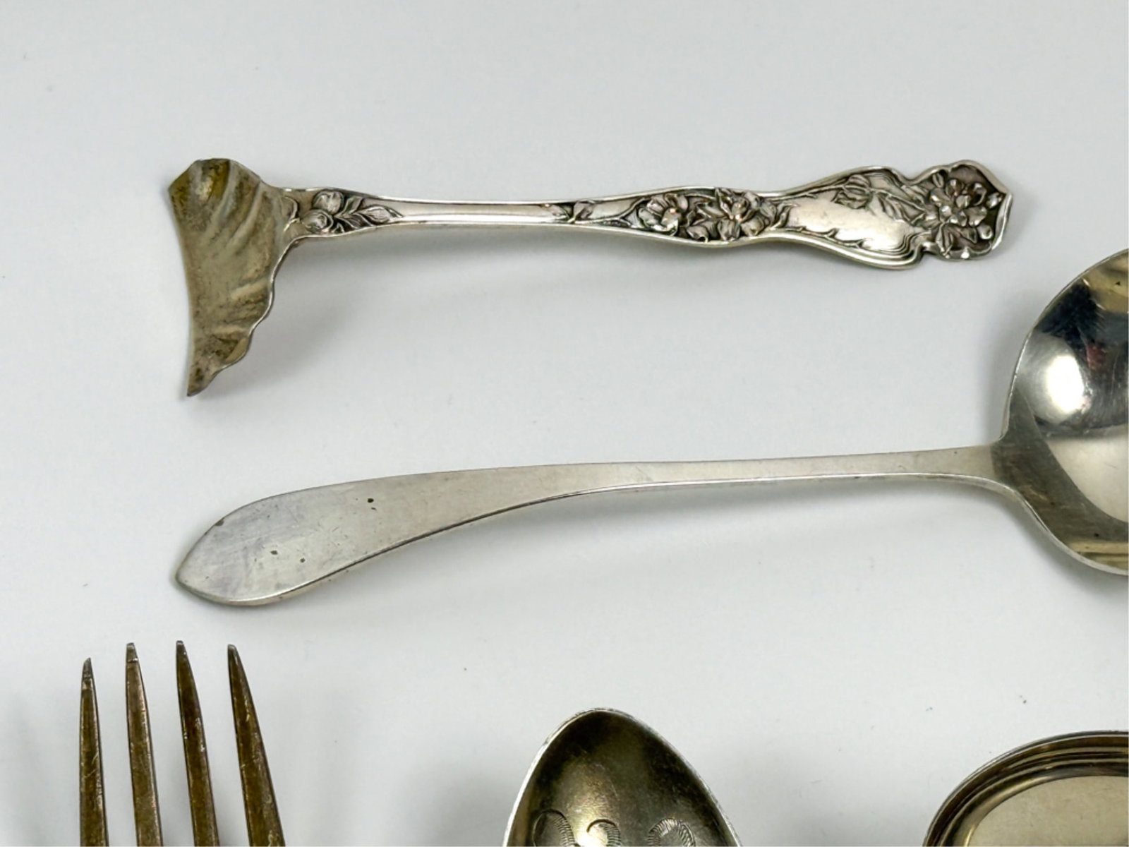 GENEROUS GROUPING STERLING SILVER FLATWARE - 11