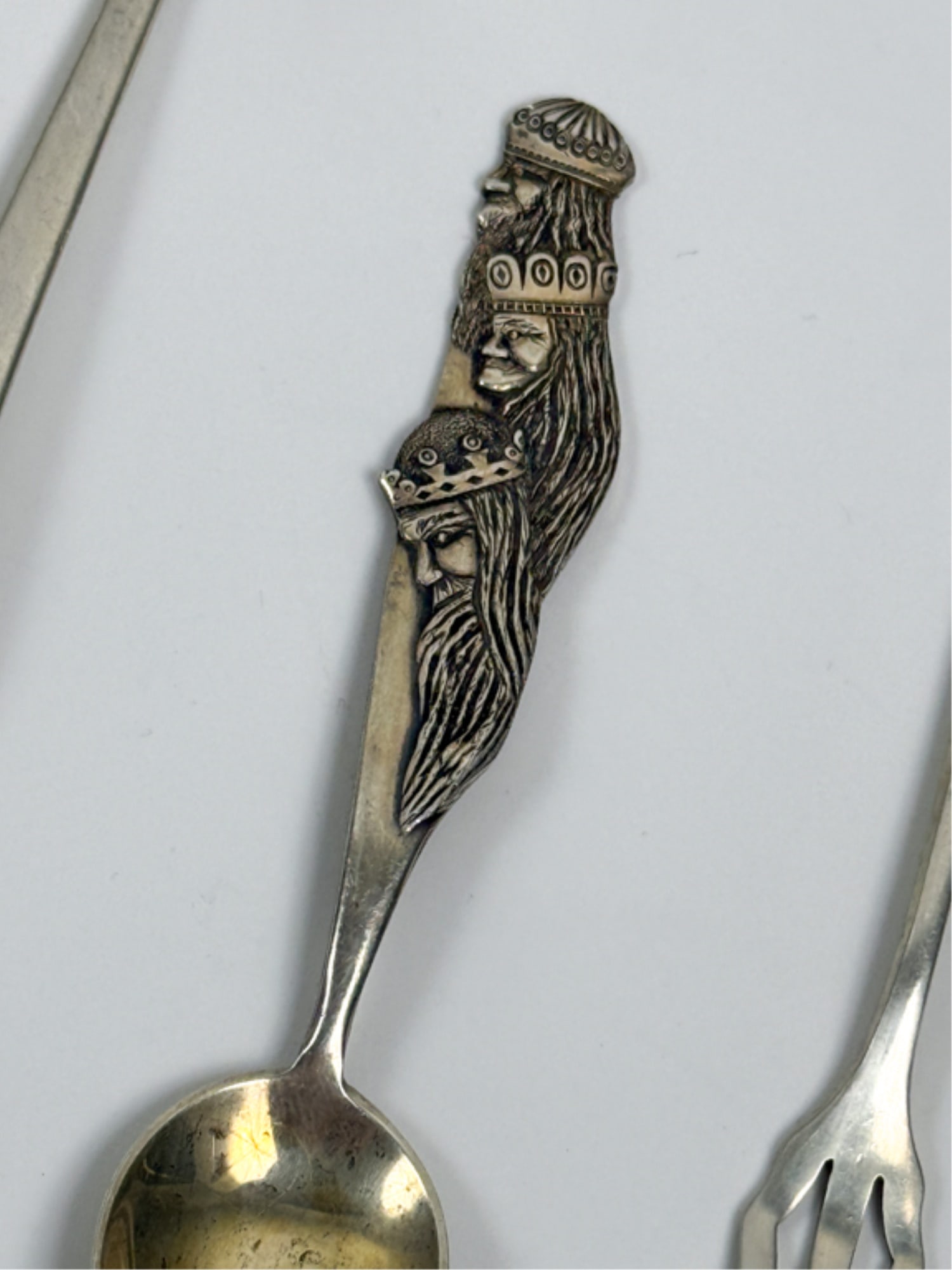 GENEROUS GROUPING STERLING SILVER FLATWARE - 13