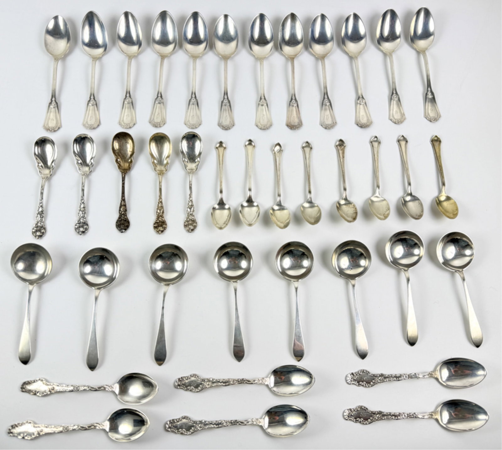 (5) MISCELLANEOUS SETS STERLING SILVER SPOONS (1 of 17)
