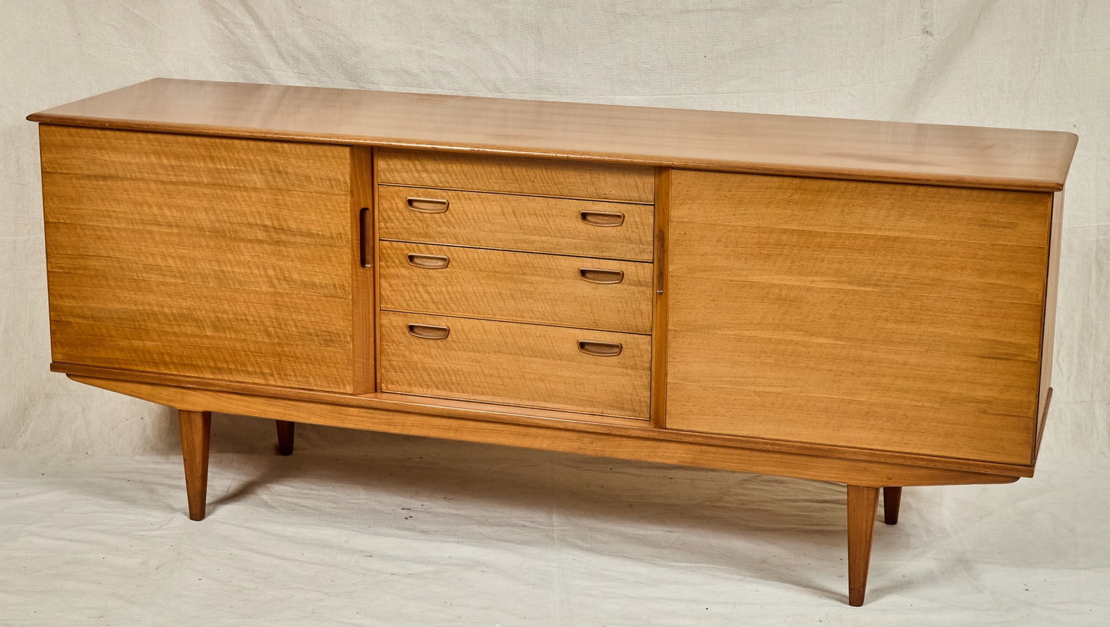 MID-CENTURY TEAK CREDENZA (1 of 10)