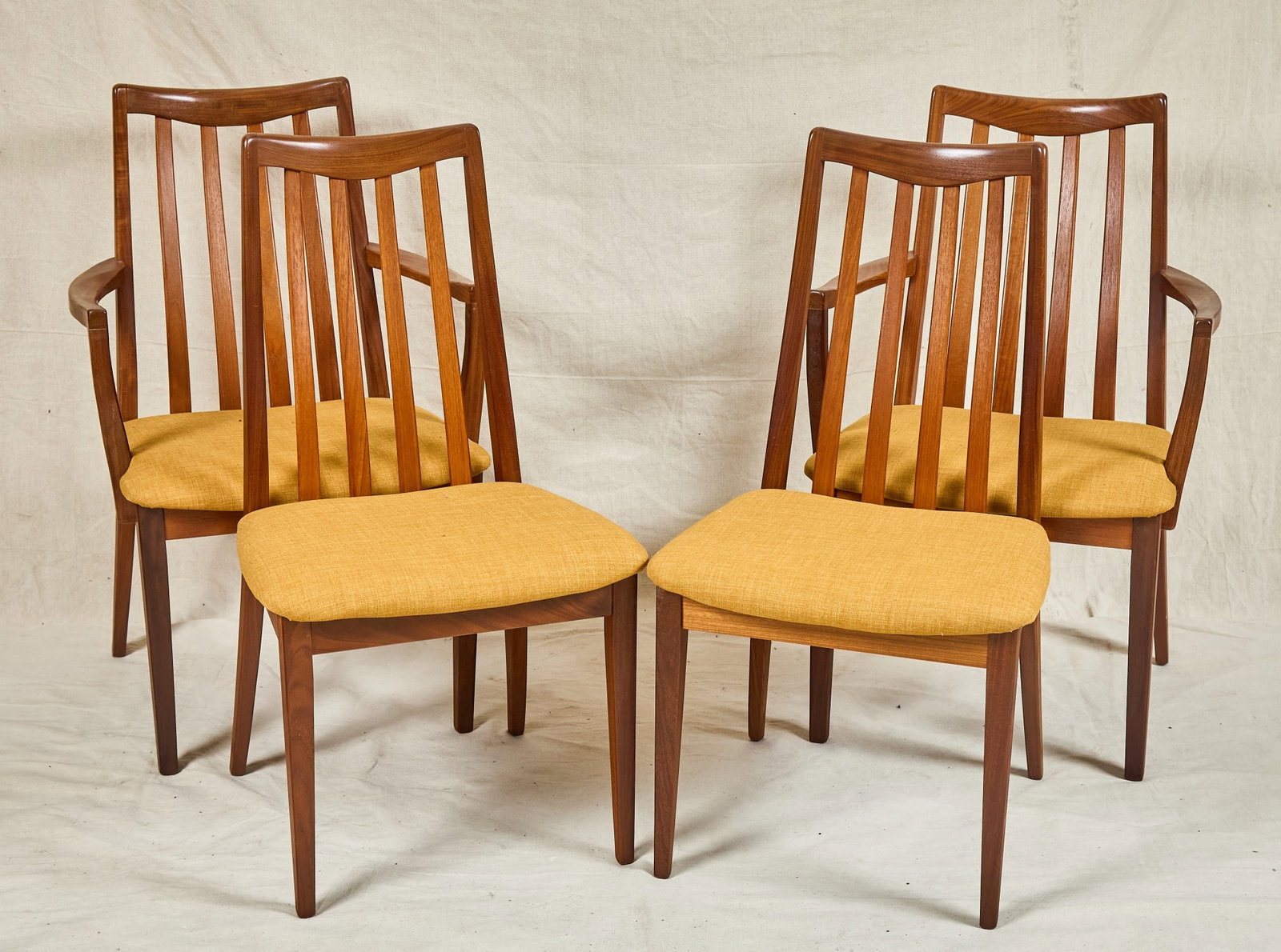 SET of (4) G PLAN TEAK WOOD DINING CHAIRS (1 of 9)