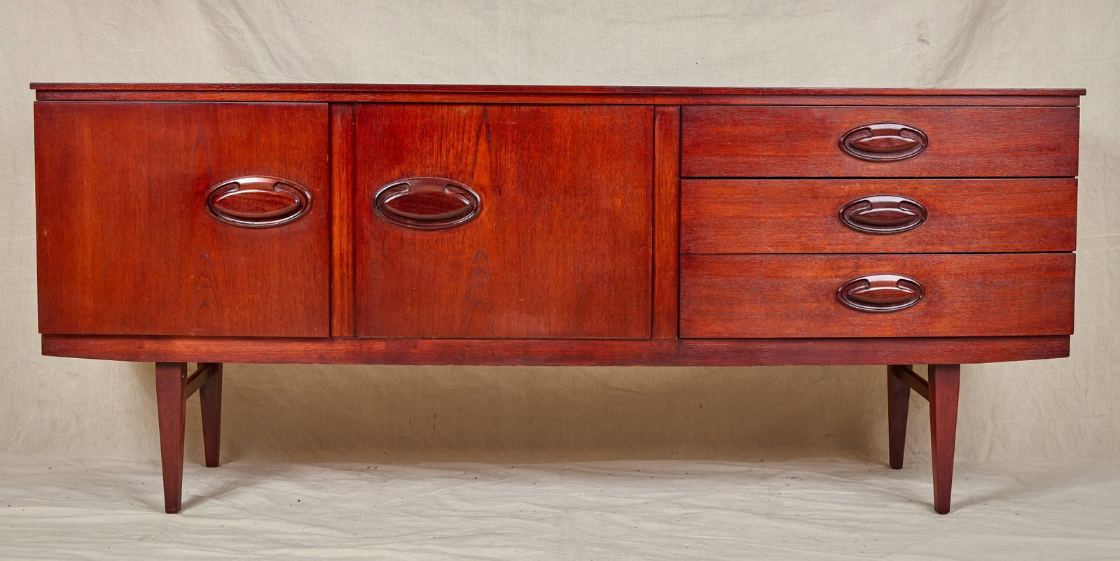 BEAUTILITY PECAN CREDENZA in RED STAIN (1 of 10)