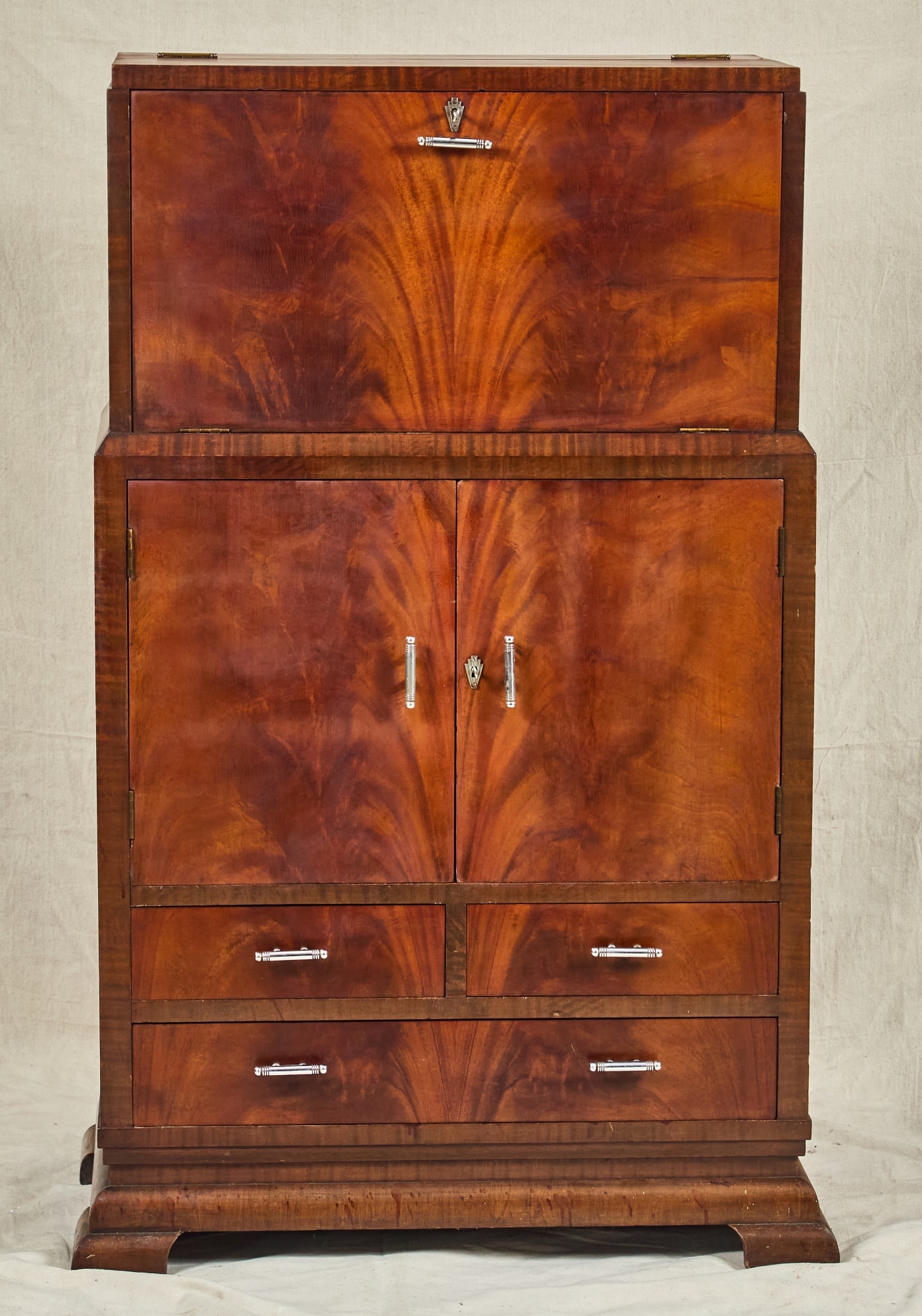 ART DECO MAHOGANY LIFT-TOP DRY BAR (1 of 10)