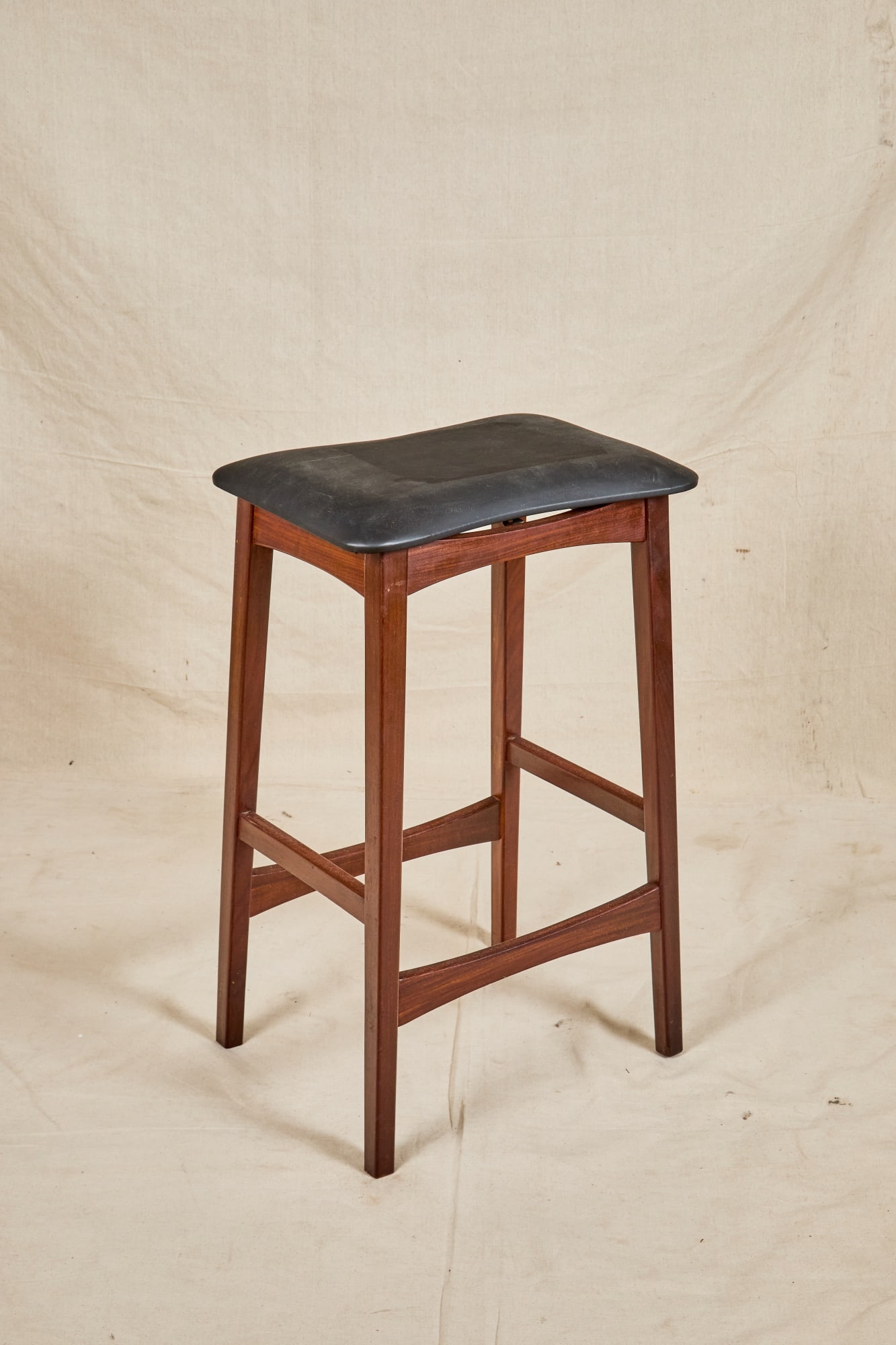 (3) DANISH MODERN BAR STOOLS - 2