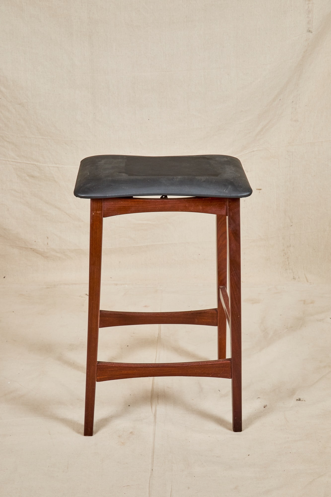 (3) DANISH MODERN BAR STOOLS - 4