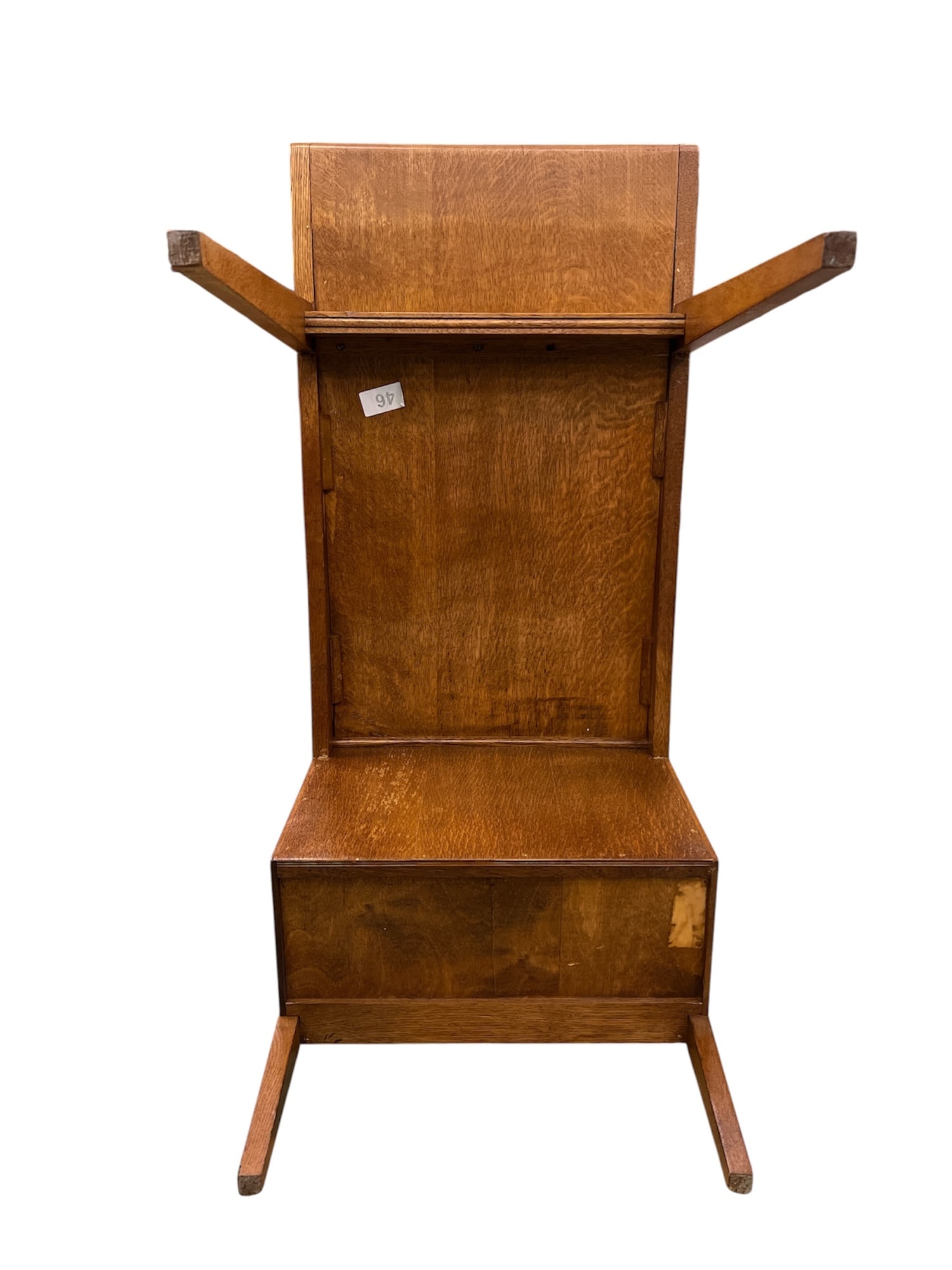 DANISH MODERN OAK SIDE TABLE - 3
