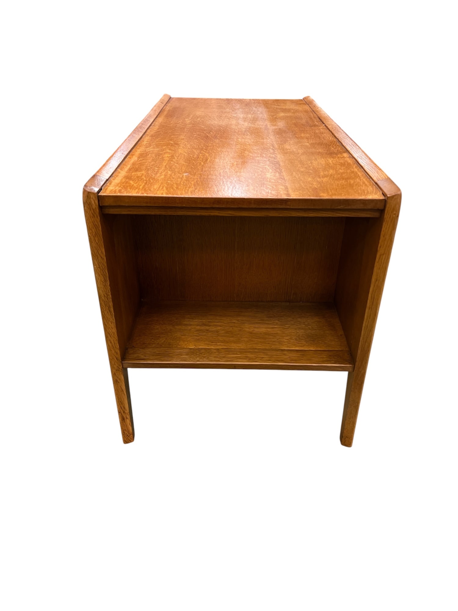 DANISH MODERN OAK SIDE TABLE - 4
