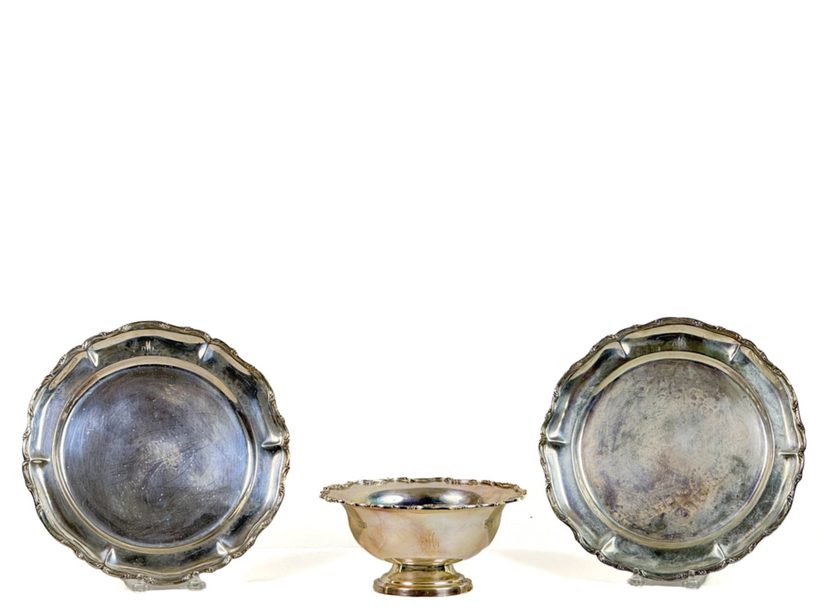 JUVENTINO LOPEZ REYES (3) PIECE STERLING SET (1 of 10)
