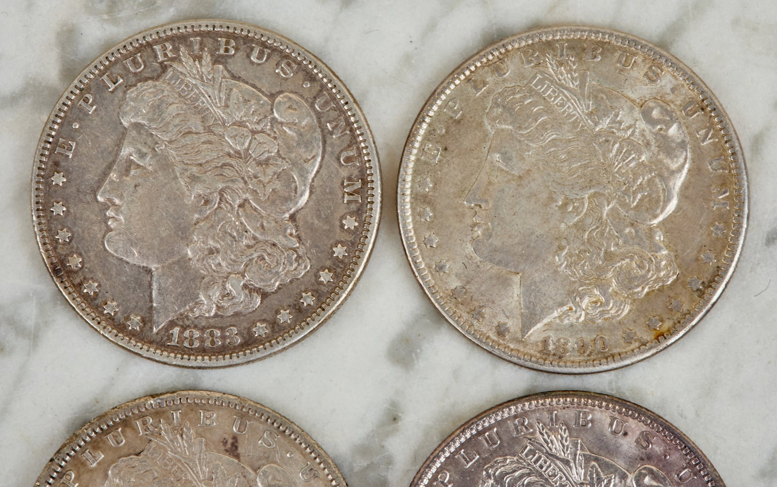 (4) MORGAN US SILVER DOLLARS - 2
