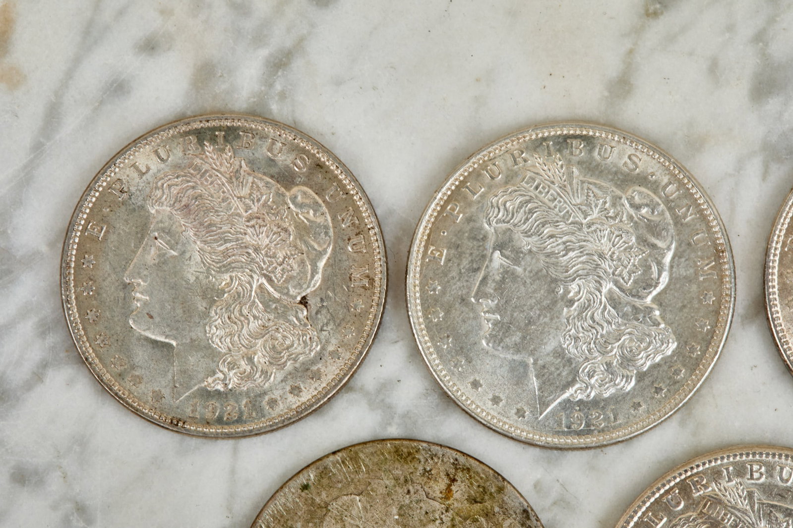 (5) MORGAN US SILVER DOLLARS - 2