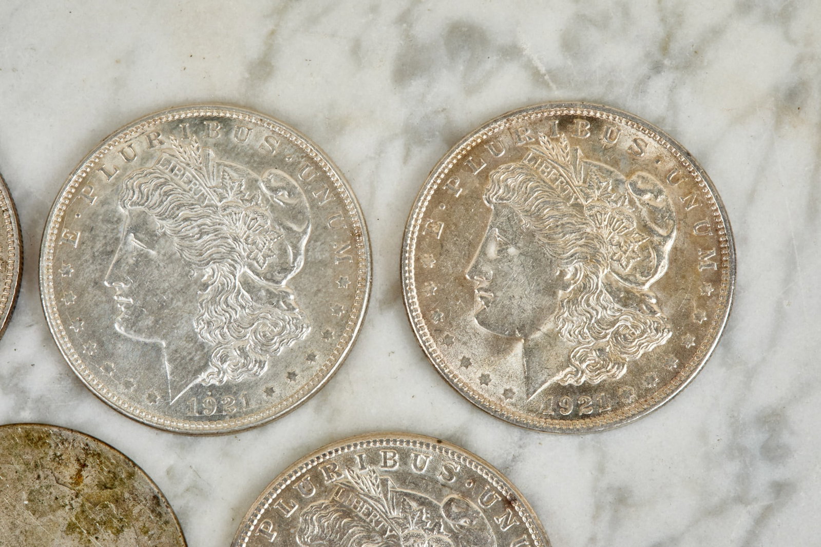 (5) MORGAN US SILVER DOLLARS - 3