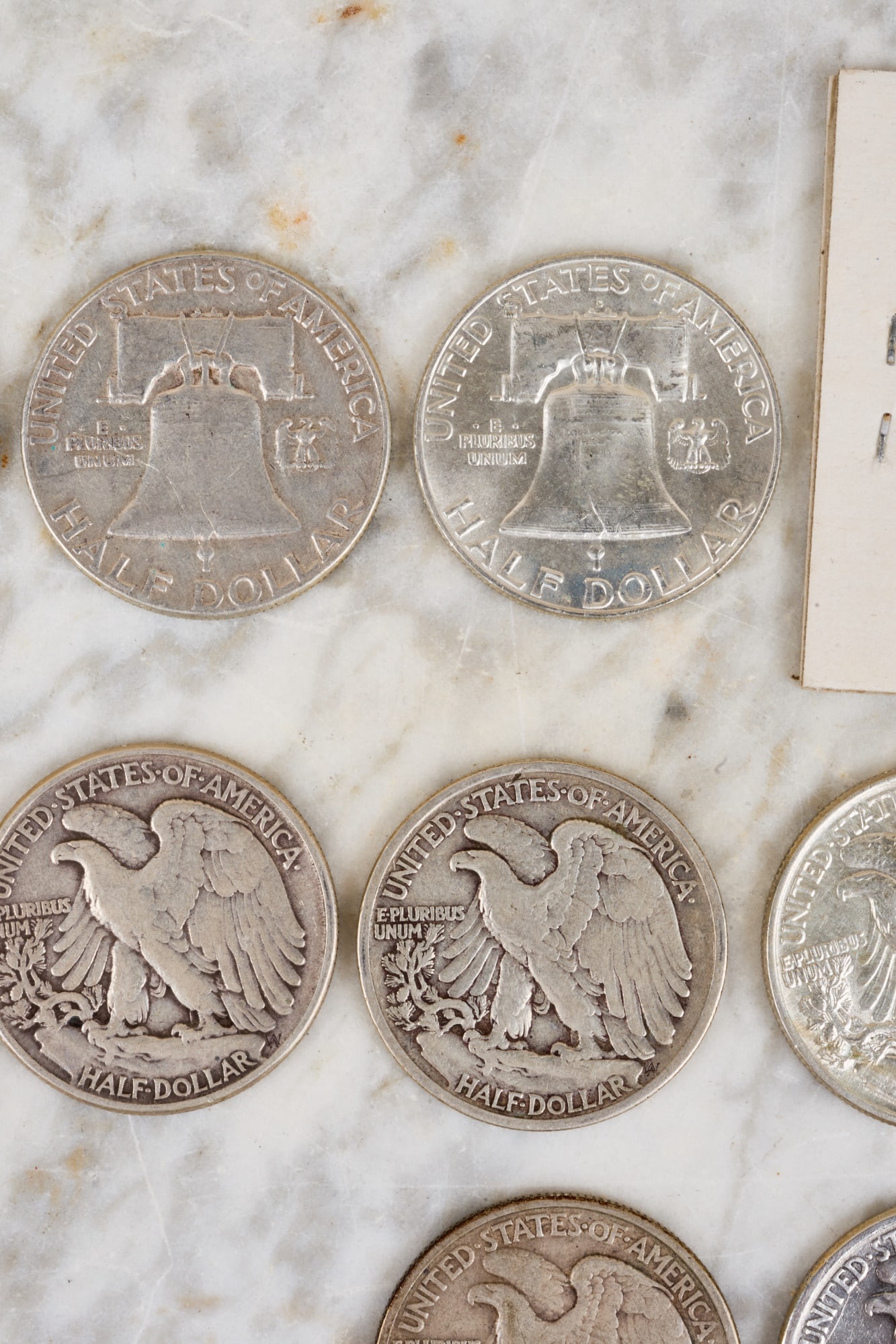 (16) US SILVER HALF DOLLARS - 11