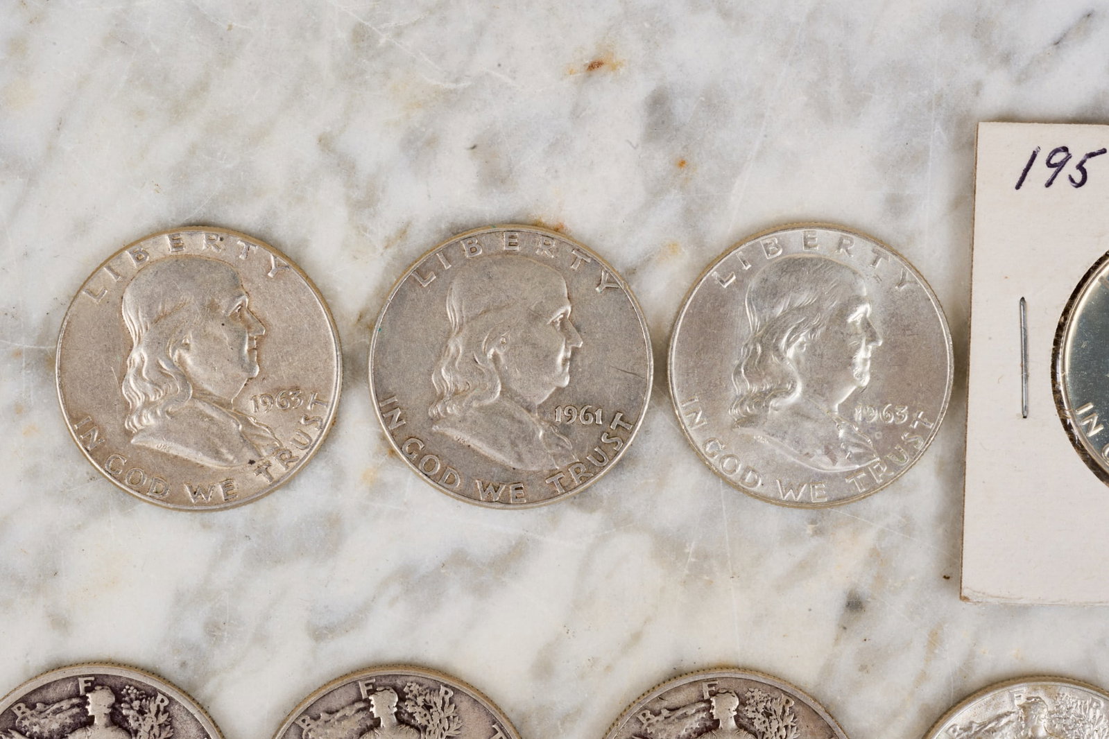 (16) US SILVER HALF DOLLARS - 2
