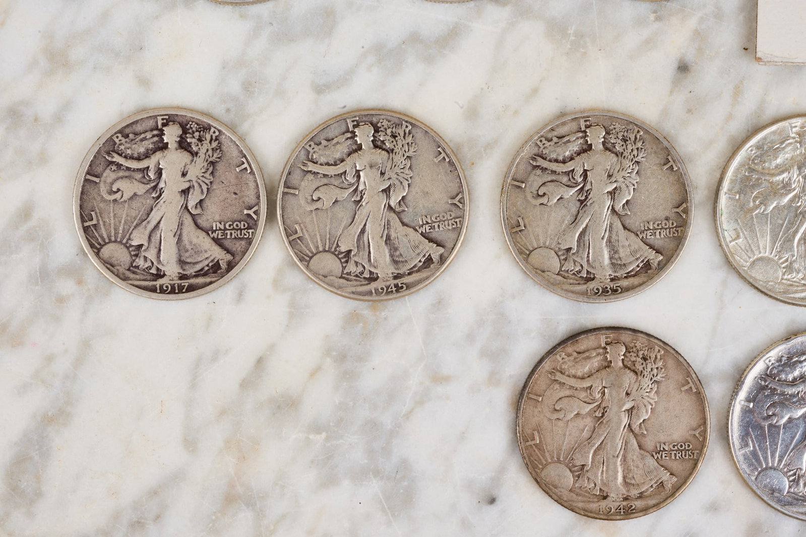 (16) US SILVER HALF DOLLARS - 3