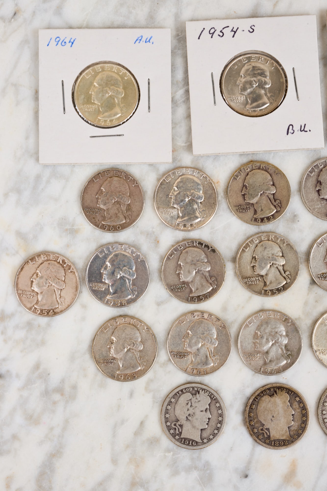 (40) US SILVER QUARTERS - 2
