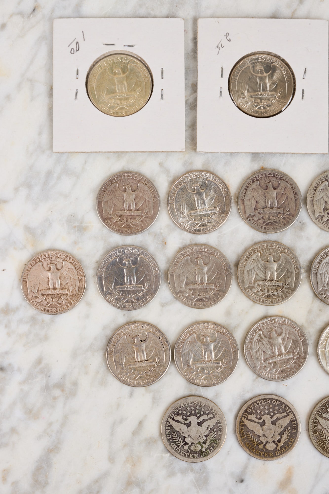 (40) US SILVER QUARTERS - 7